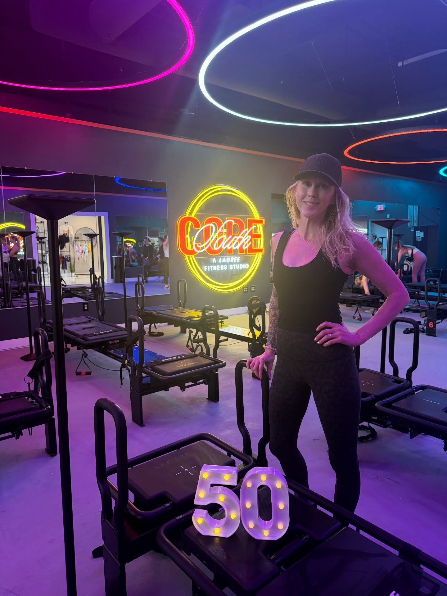 ✨𝐃𝐀𝐑𝐈𝐀✨

You are a rockstar!!! Congratulations on 50 classes! 

Why does Daria love CoreSouth?  She said, &ldquo;CoreSouth Lagree is my sanity.  I love being able to get a high intensity, low impact workout in 45 minutes with their awesome, upli
