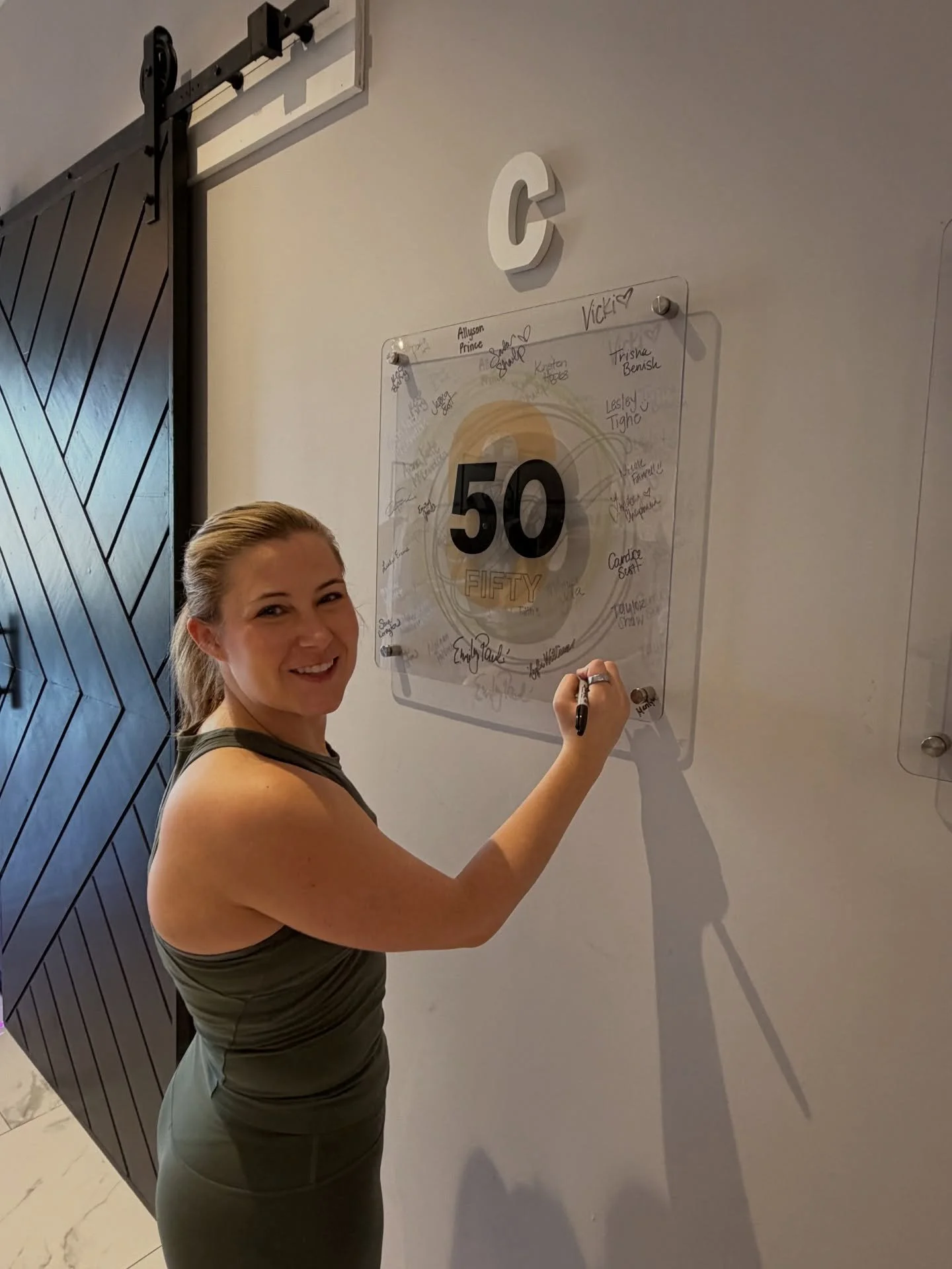✨𝐂𝐎𝐍𝐆𝐑𝐀𝐓𝐒 𝐄𝐌𝐈𝐋𝐘!✨

50 classes strong&hellip; a CRUSHING it! So proud of you!! 

We asked Emily why she loves CoreSouth and her answer is something a lot of us (women) can relate to!

&ldquo;I love CoreSouth because it&rsquo;s helped me r
