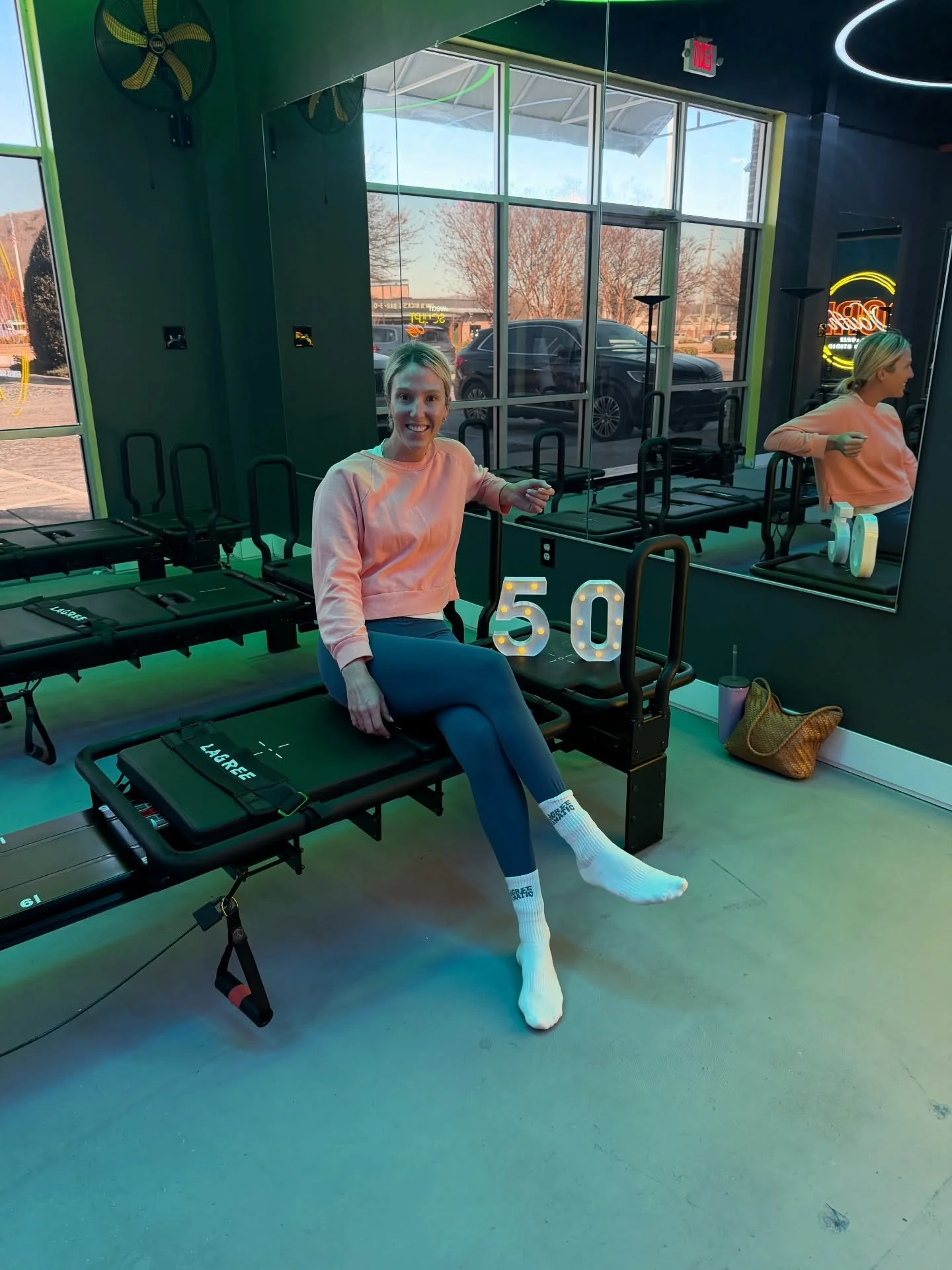 🧡𝐋𝐄𝐍𝐎𝐗🧡

You did it!!! 50 classes never looked so good! Congratulations!!! 

Why does Lenox love CoreSouth?  That&rsquo;s easy!! She said, &ldquo;Good music, fun socializing, feeling sore in new places!&rdquo;

We agree Lenox!!! Congrats on hi