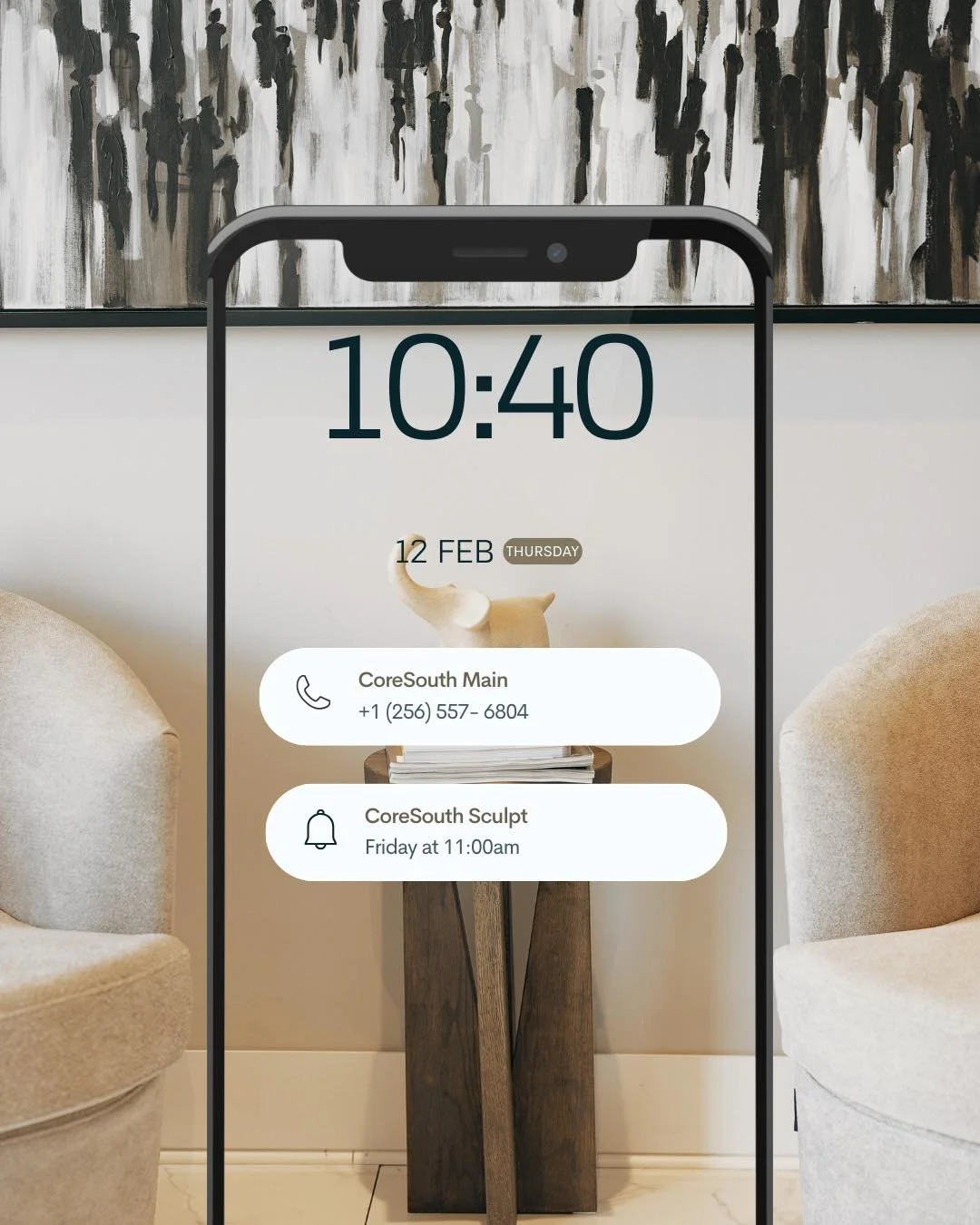 📞Call me on my cell phone&hellip;

CoreSouth has a new phone! 

Running late to class? Have questions about packages? Call or text us at (256) 557- 6804!