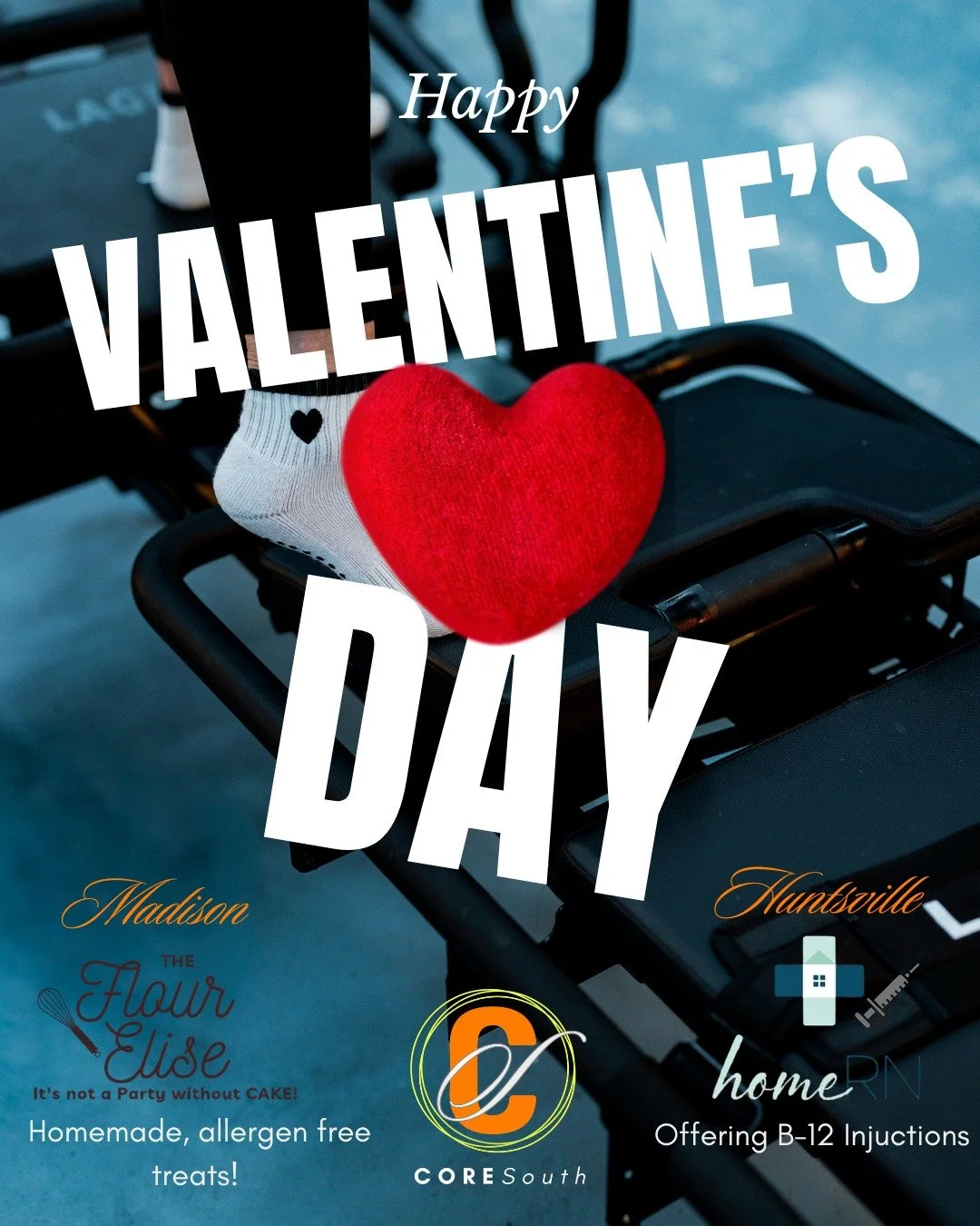 Cupid who? We&rsquo;ve got a better plan. 💘

This Valentine&rsquo;s, we&rsquo;re celebrating our BAEs + Lagree Love with:

📍 Huntsville
Energy on repeat with B-12 injections offered in-studio from HomeRN to boost mood, focus, and recovery.

📍 Madi