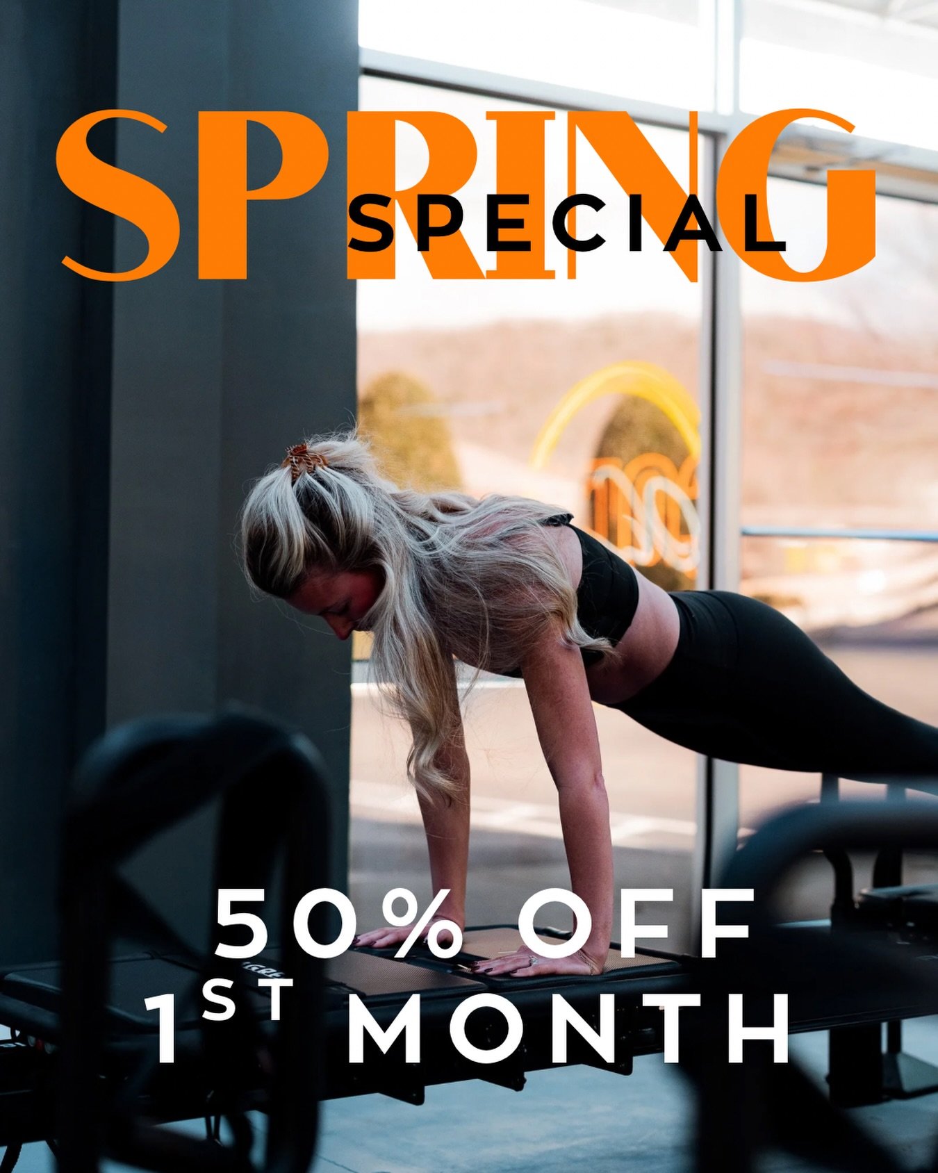 SPRING INTO SOMETHING STRONGER 🌸

We&rsquo;re changing our springs&hellip; it&rsquo;s time you change your routine.

For a limited time:
✨ 50% OFF your first month of membership
✨ New clients only
✨ Through Easter weekend

Now with new flexible, rec