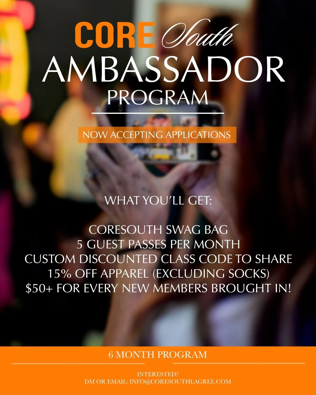 The secret is officially out&hellip; 🤭💛

We&rsquo;re launching the very first CoreSouth Ambassador Program! 

This isn&rsquo;t just another ambassador program&mdash;it&rsquo;s for the members who make CoreSouth feel like home.

✨ Applications are o