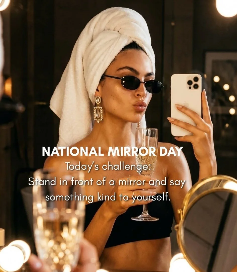 When you look in the mirror today, we hope the first thing you notice isn&rsquo;t what you&rsquo;d like to change&mdash;but how far you&rsquo;ve come.

It&rsquo;s easy to be your own toughest critic, but today is a reminder to show yourself the same 