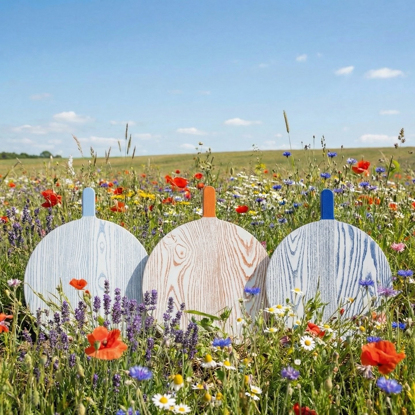 A soft little summer escape 🌿🍊🌊🍋☀️
Wildflowers stretching toward the sun and our Poppy Serving Boards right at home.
A little digital daydream for cold, winter-weary eyes.

A limited release from the studio &mdash; available now.

Shop via the li
