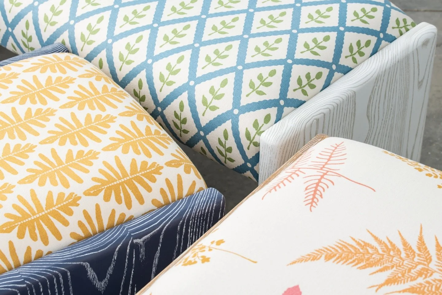 A soft place to land &mdash; handcrafted, the Aronson way. #sneakpeek ☀️
#thisisjustthebeginning 

Also featuring gorgeous fabrics handcrafted in the Cotswolds by the talented @vanessa_arbuthnott_fabrics ✨