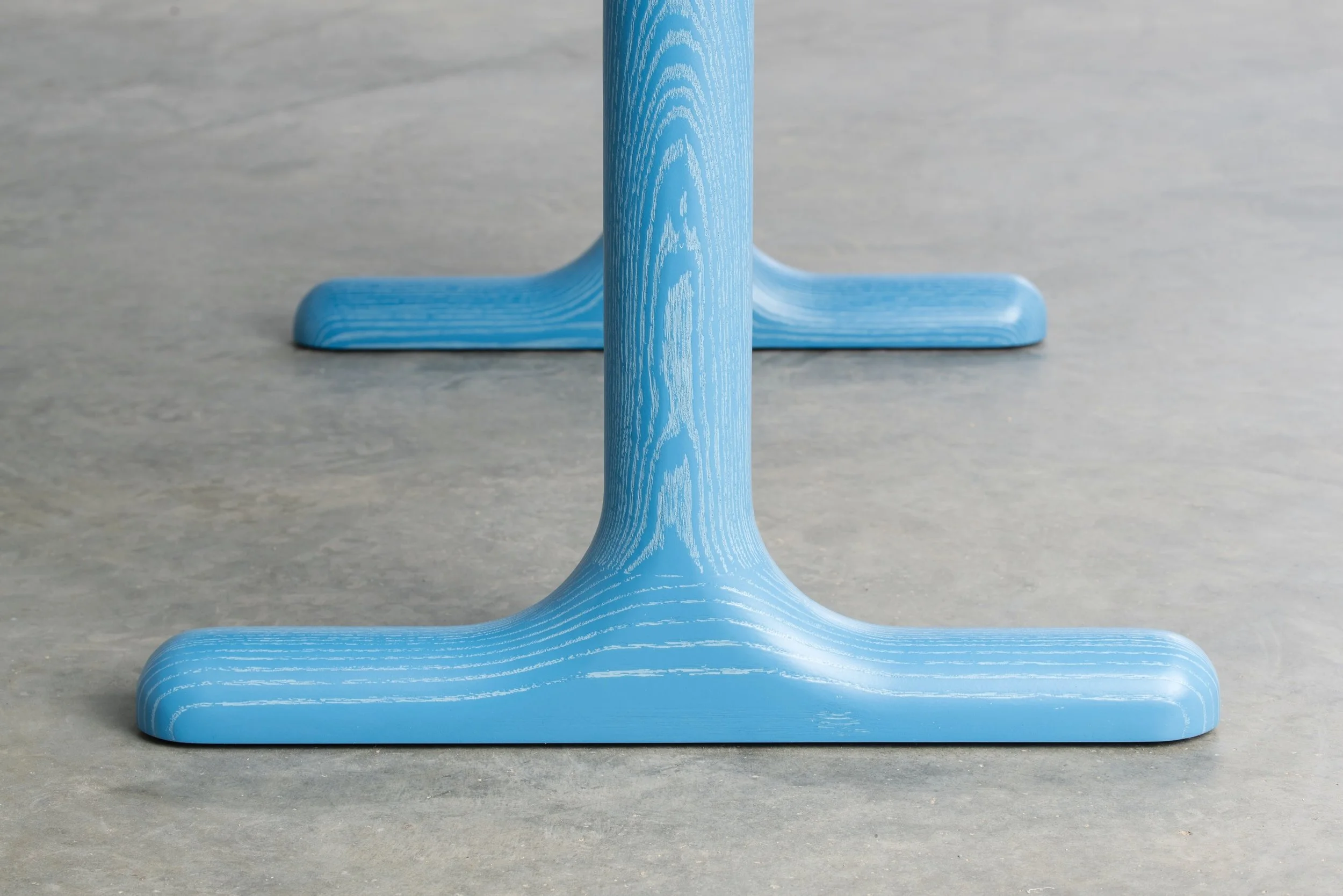 A little preview of something new 🎈☁️

Meet the I-Noodle &mdash; a charming evolution of our beloved Pool Noodle table, this version is designed to create maximum knee and chair clearance. Soft feet gently taper outward at the base to support tops t