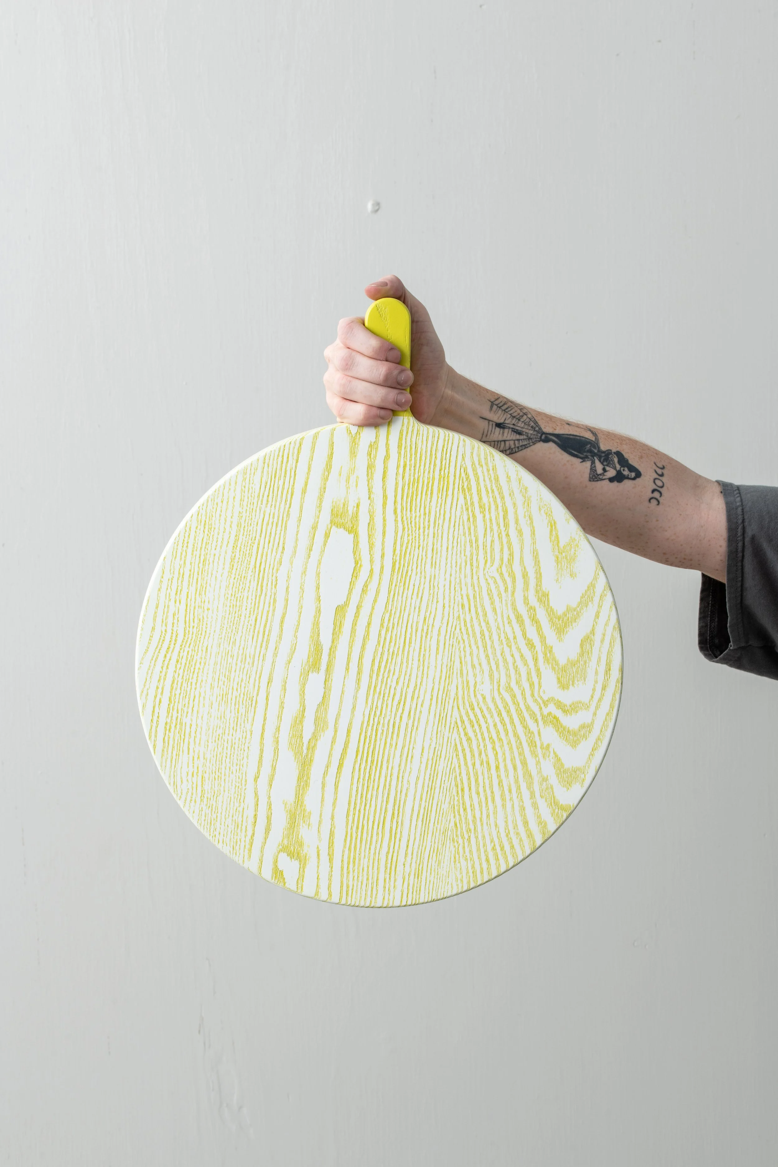 Citrine, Poppy, Round Serving Board