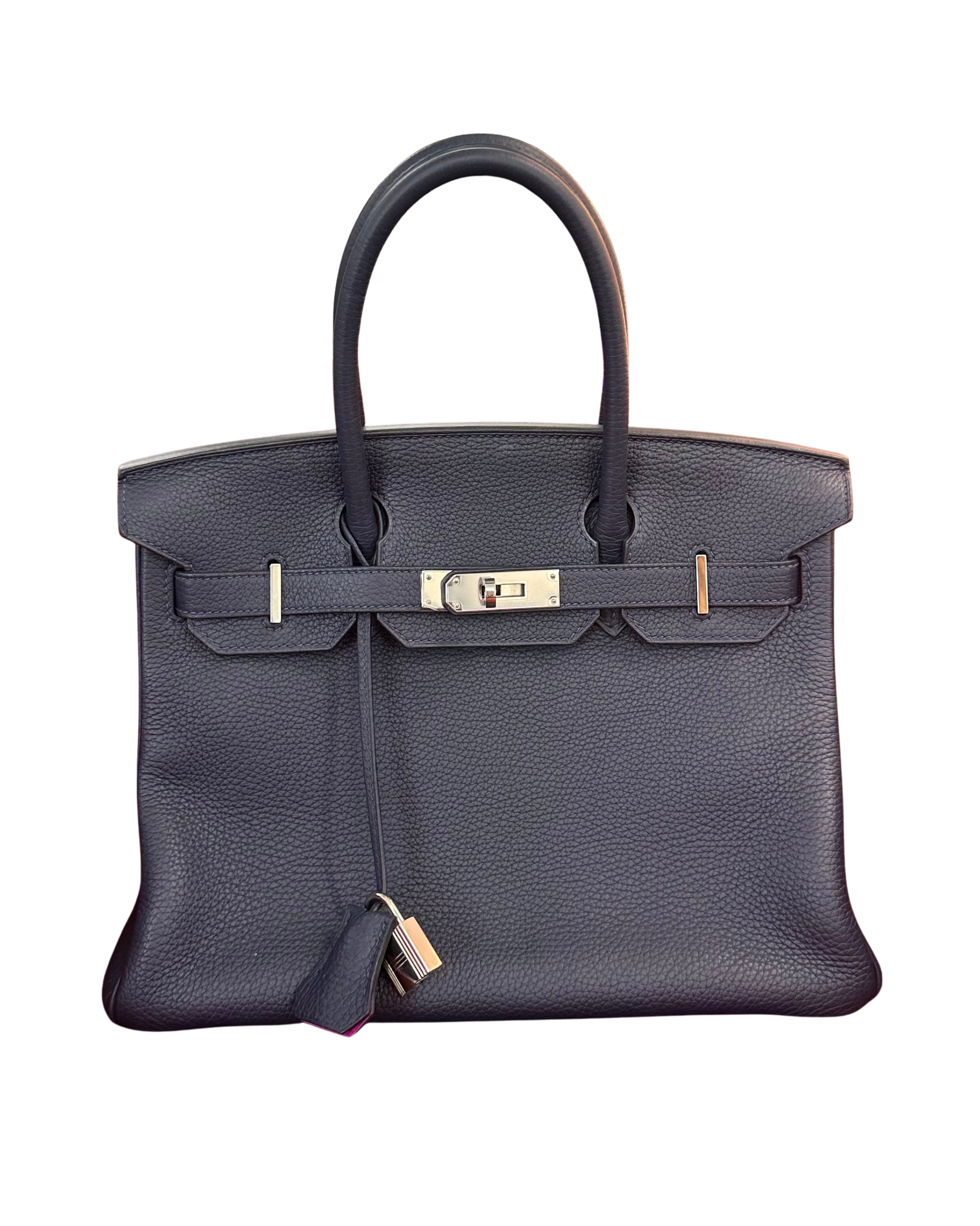 Hermès Birkin 30 Indigo Blue Verso