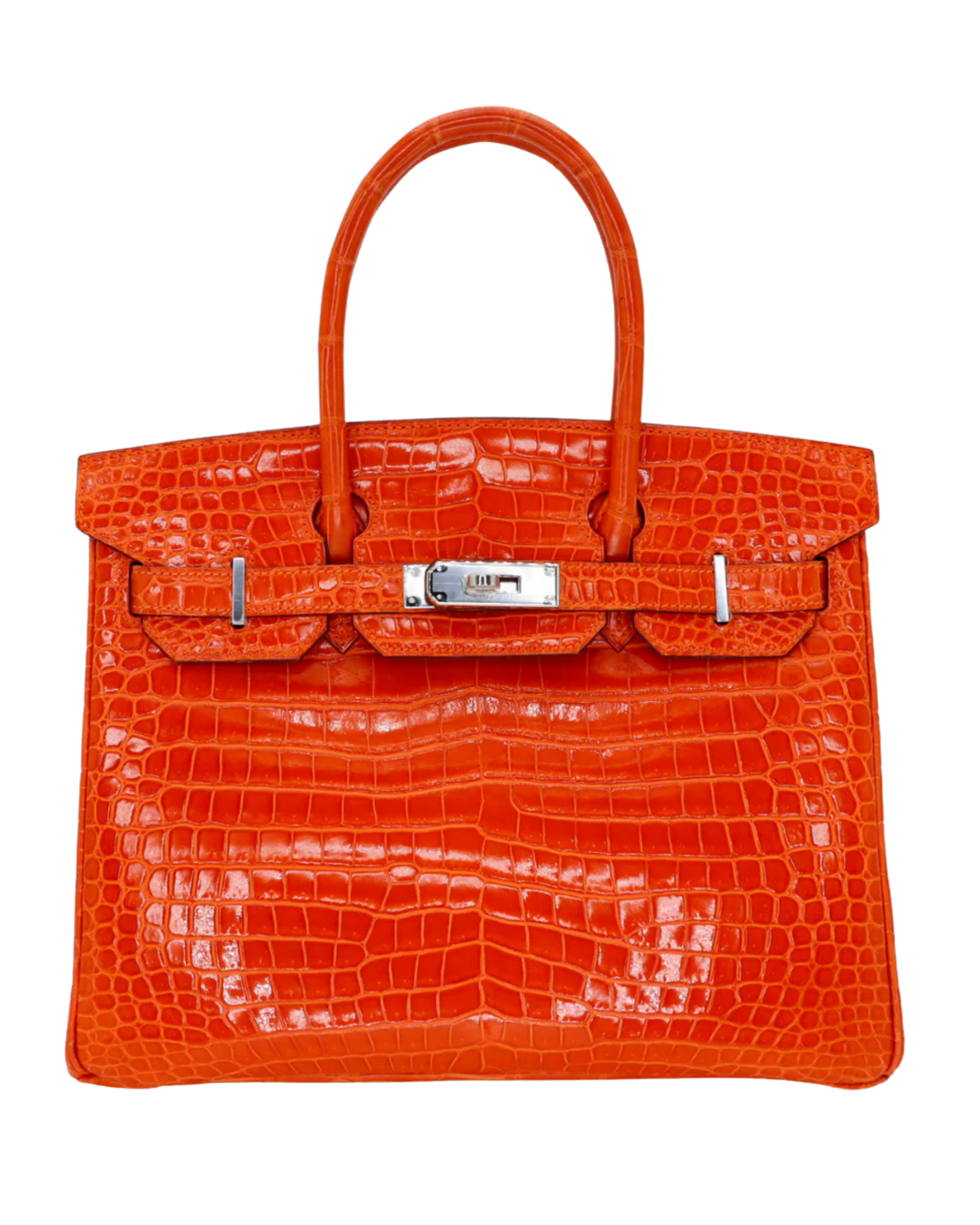 Hermès Birkin 30 Orange Croc