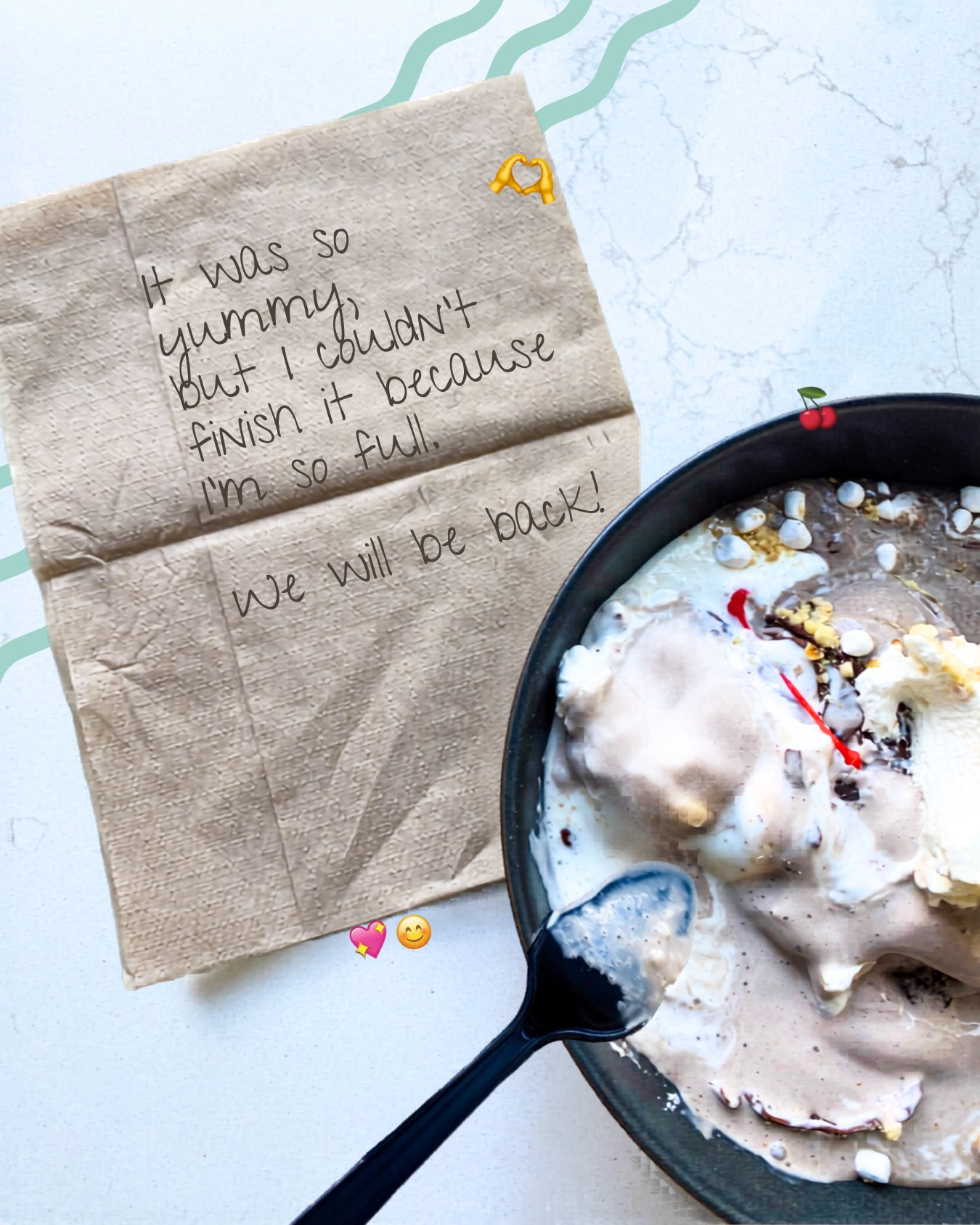 We 💖 when our customers leave us love notes. 

#besthesdamd #bethesdaeats #community