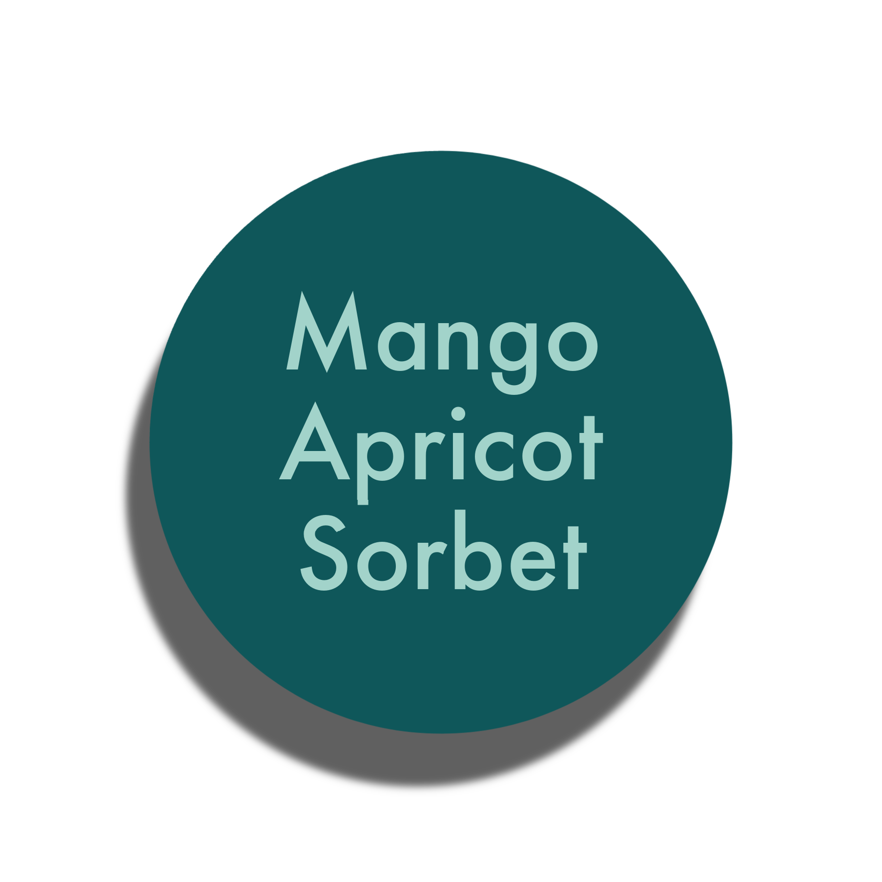 Mango Apricot Sorbet