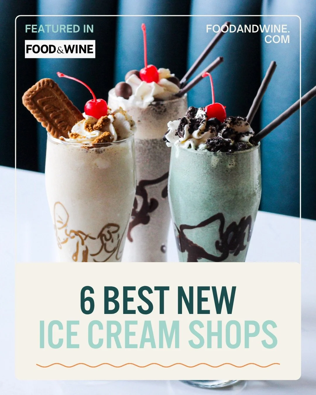We are BEYOND excited to be featured in @foodandwine&rsquo;s Six Coolest New Ice Cream Shops in America piece! 🍨
⠀⠀⠀⠀⠀⠀⠀⠀⠀
From our partnership with @bestbuddies to our over-the-top ice cream creations there are so many reasons to visit Max&rsquo;s.