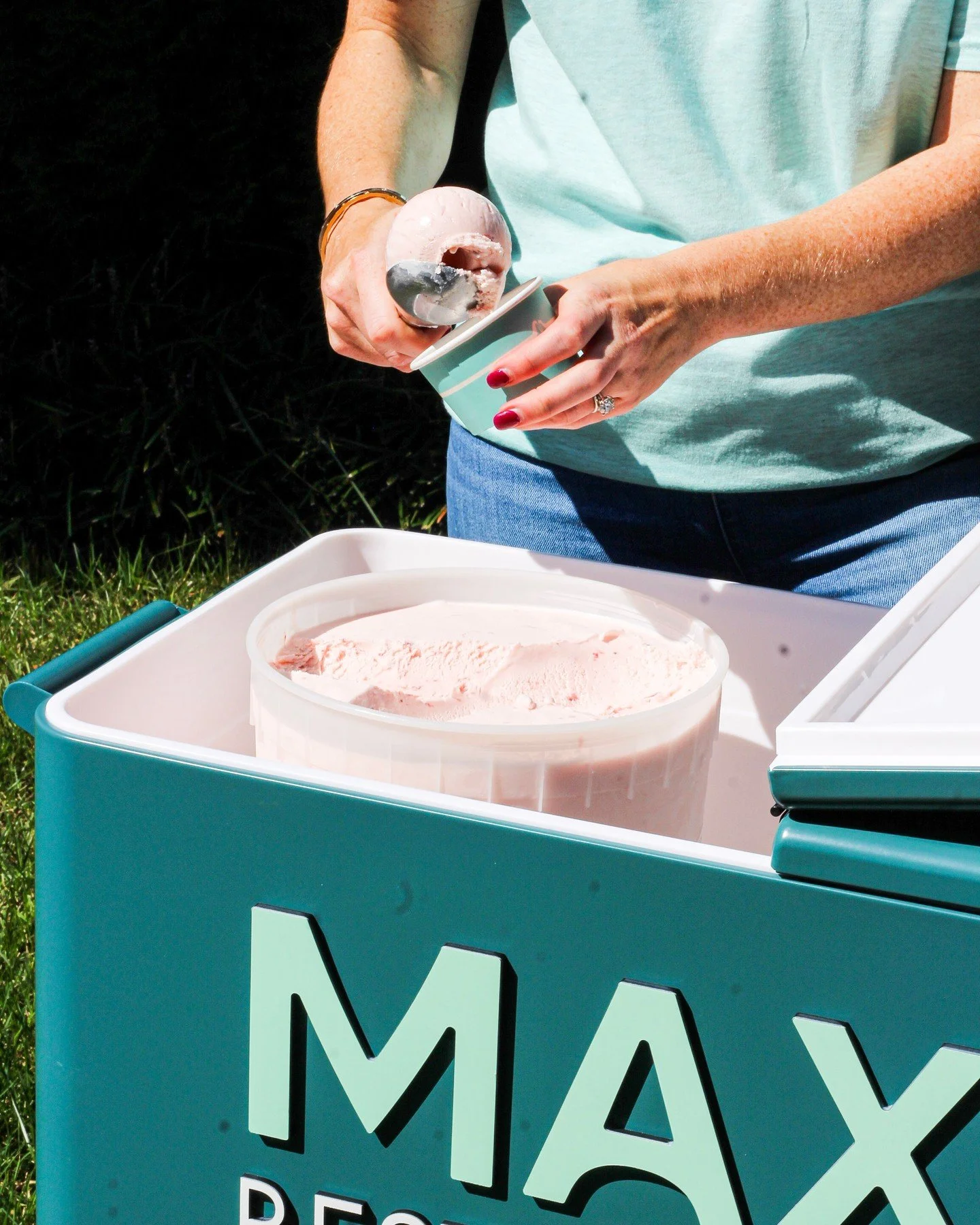 Max's is ready to bring our farm fresh ice cream to your next event.

Our pre-packed cups or live scooping adds a sweet experience to your event. From office parties to weddings, our catering options work for events of every size. 

Which option are 