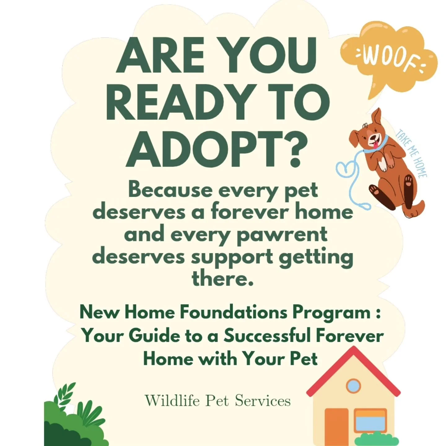 Are you ready to adopt? 🐾

Bringing a pet home is one of the most rewarding decisions you can make. Adoption offers a second chance, unconditional love, and the beginning of a beautiful journey together. 💞

If your heart is saying yes, but life fee