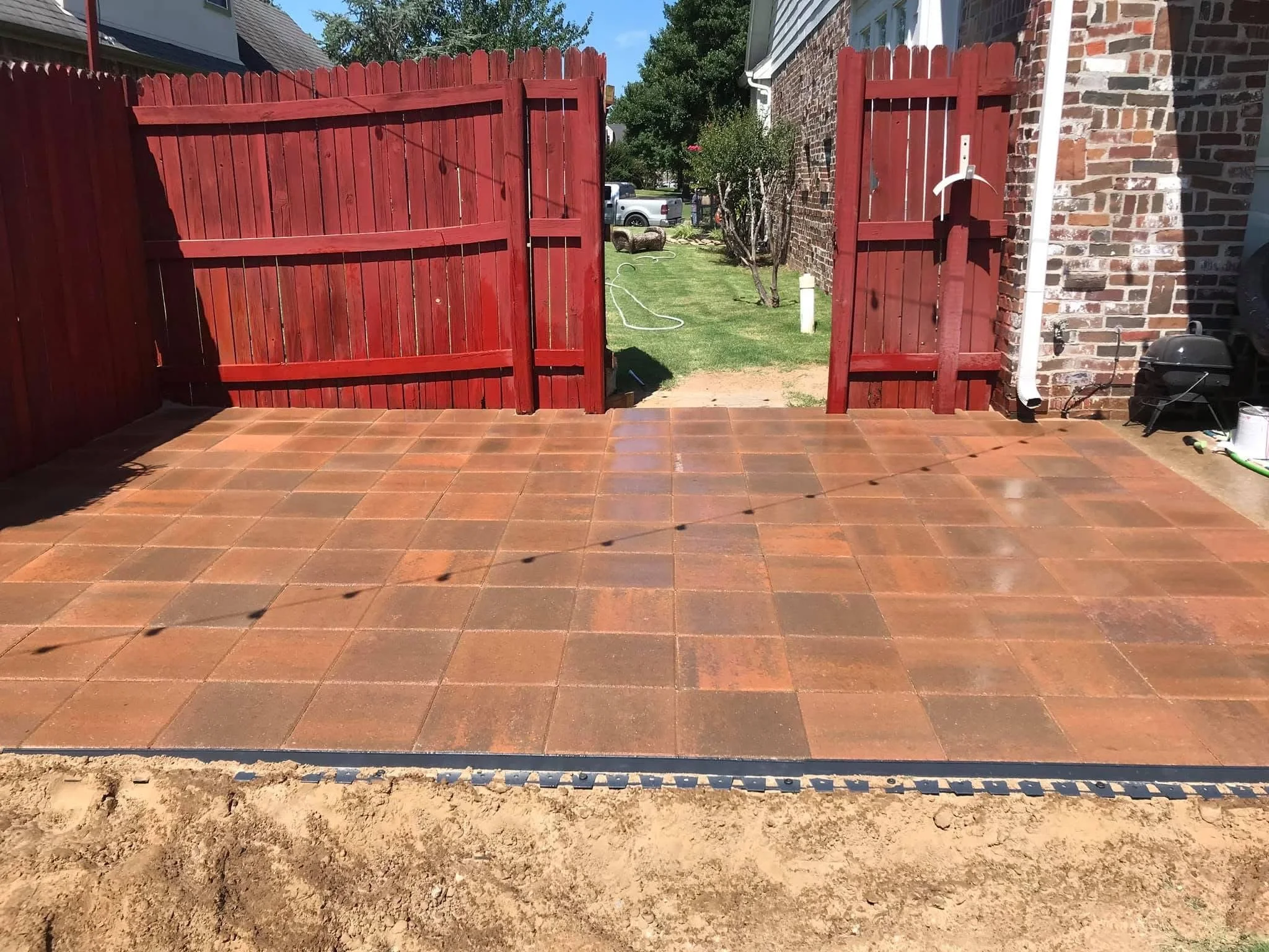 After Project area (Pavers Installation)