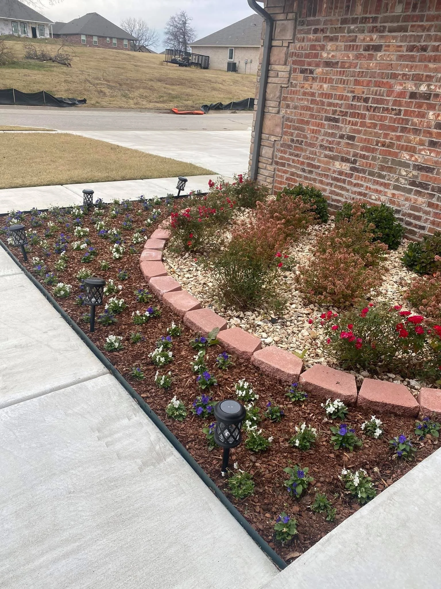 Flowerbed Installation