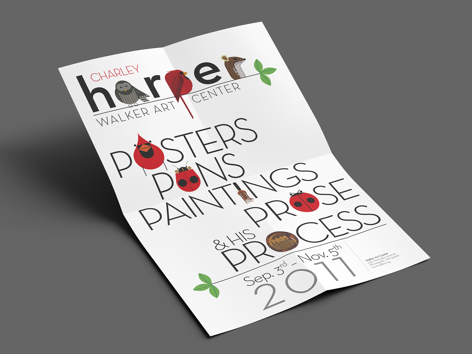 Charley Harper Exhibit Concept