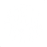 Esoterra Designs round logo in white