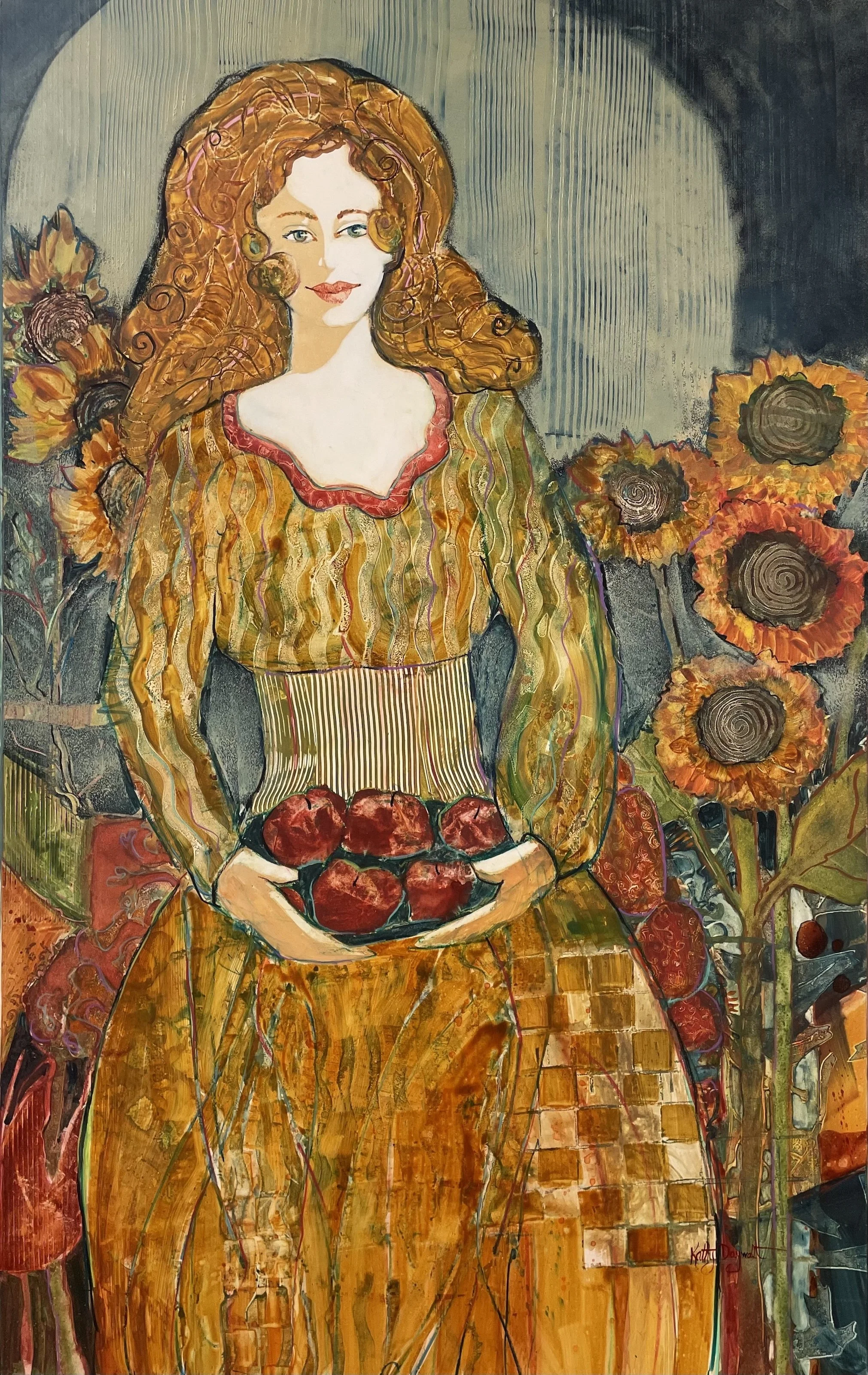 Kathy Daywalt Golden Season 38x24 WaterMedia $2925.jpg