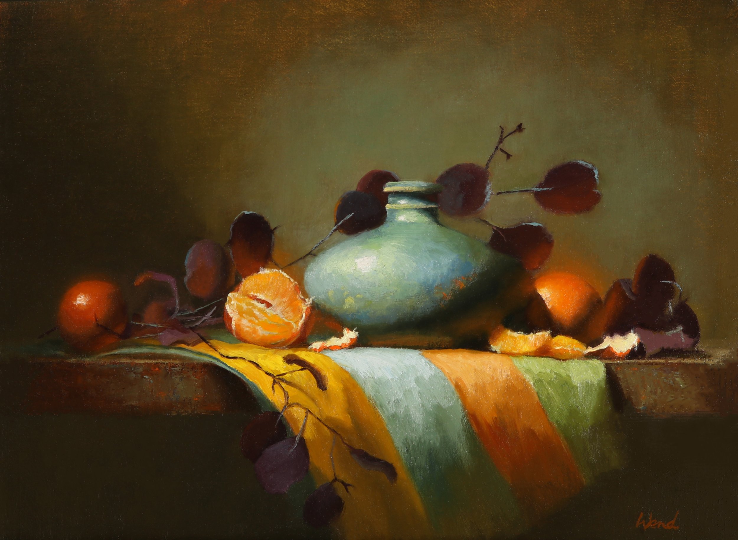 Trish Wend, Purple Reign 12 x 16 Oil $2400