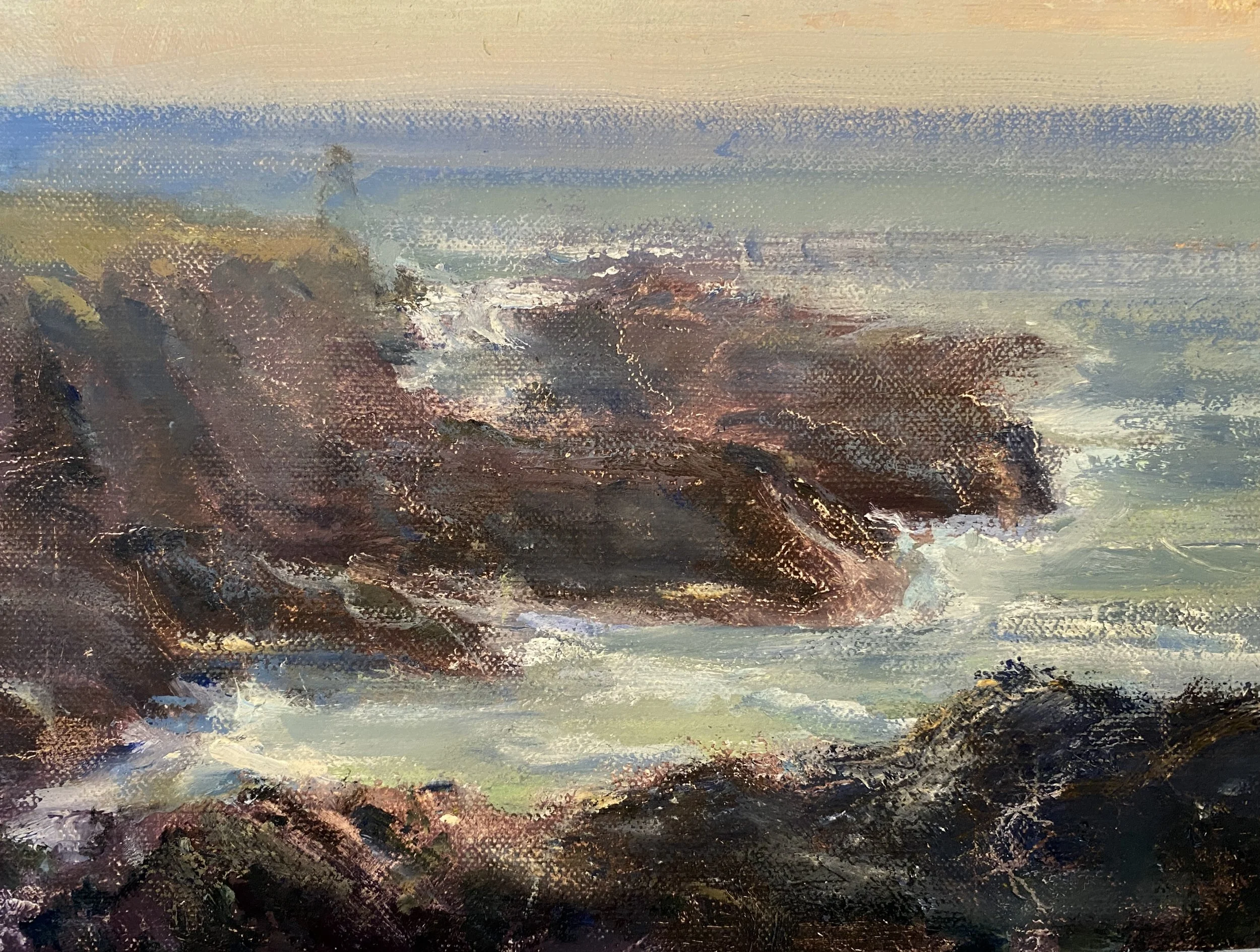 Jill Basham Along One 6x8 oil $875