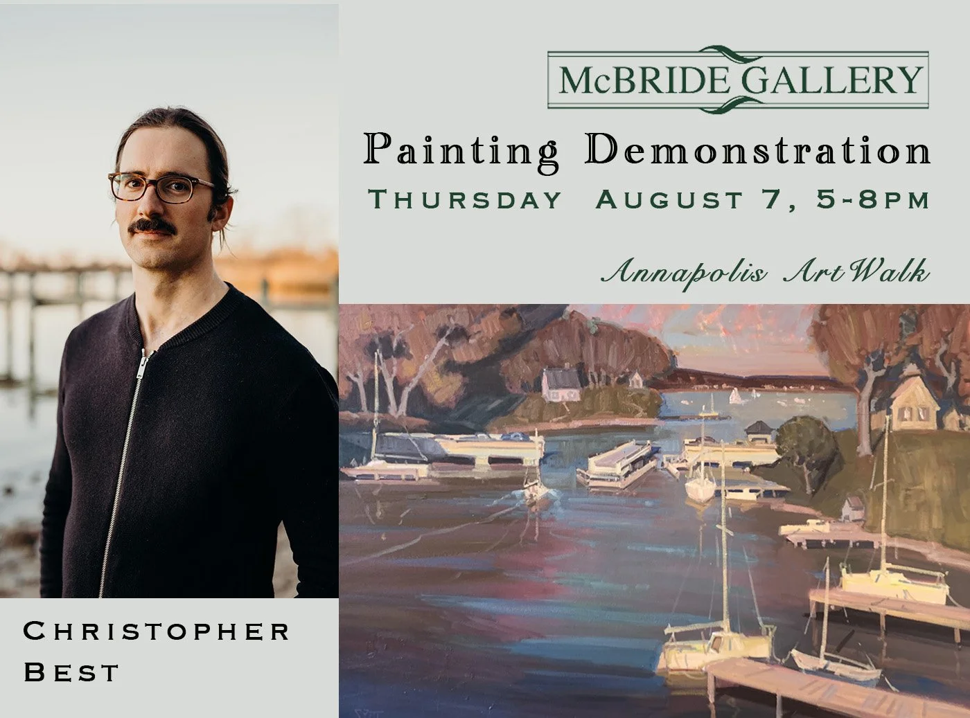 Annapolis Art Walk: Live Painting Demonstration with Christopher Best