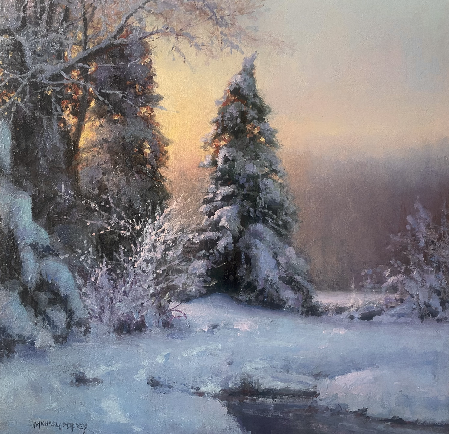 Michael Godfrey A Winter Waltz oil 108461 $4600.png