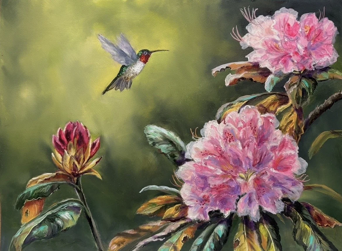 Christine Drewyer 108424 In the Pink 9x12 oil 2200 .jpg