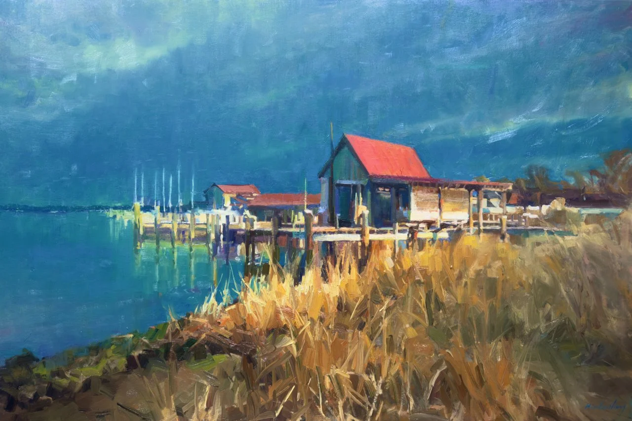 Hiu Lai Chong Chesapeake Glow 24x36 Oil $7200.jpeg