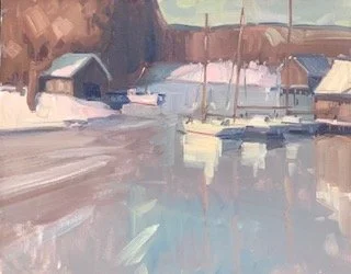 Chris Best Hard Freeze
16x20 Oil $1300