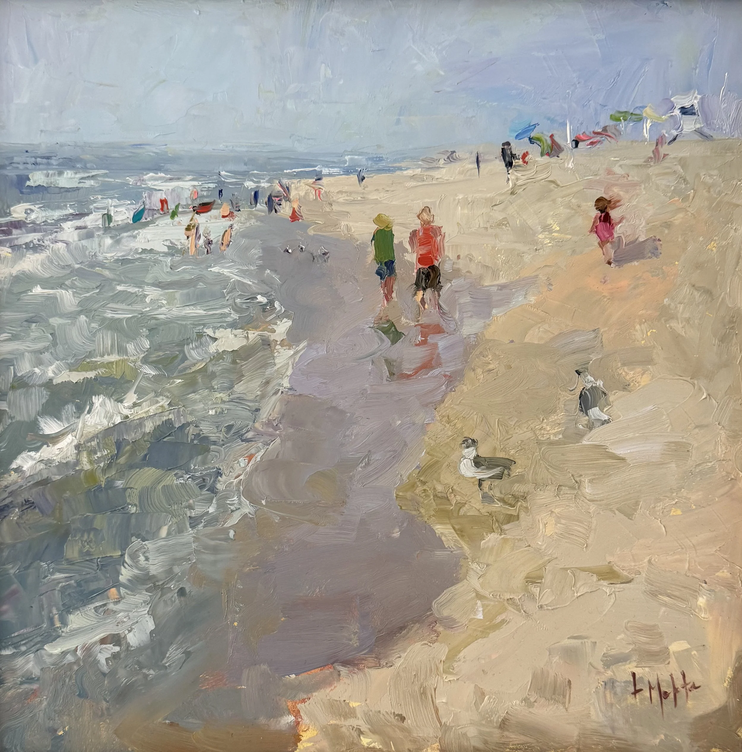 Lynn Mehta, At The Shore 12 x 12  Oil  $1050