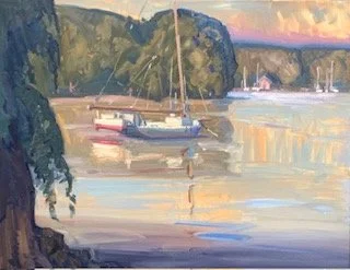 Chris Best Back in the Creek 
24x30
Oil  $2700