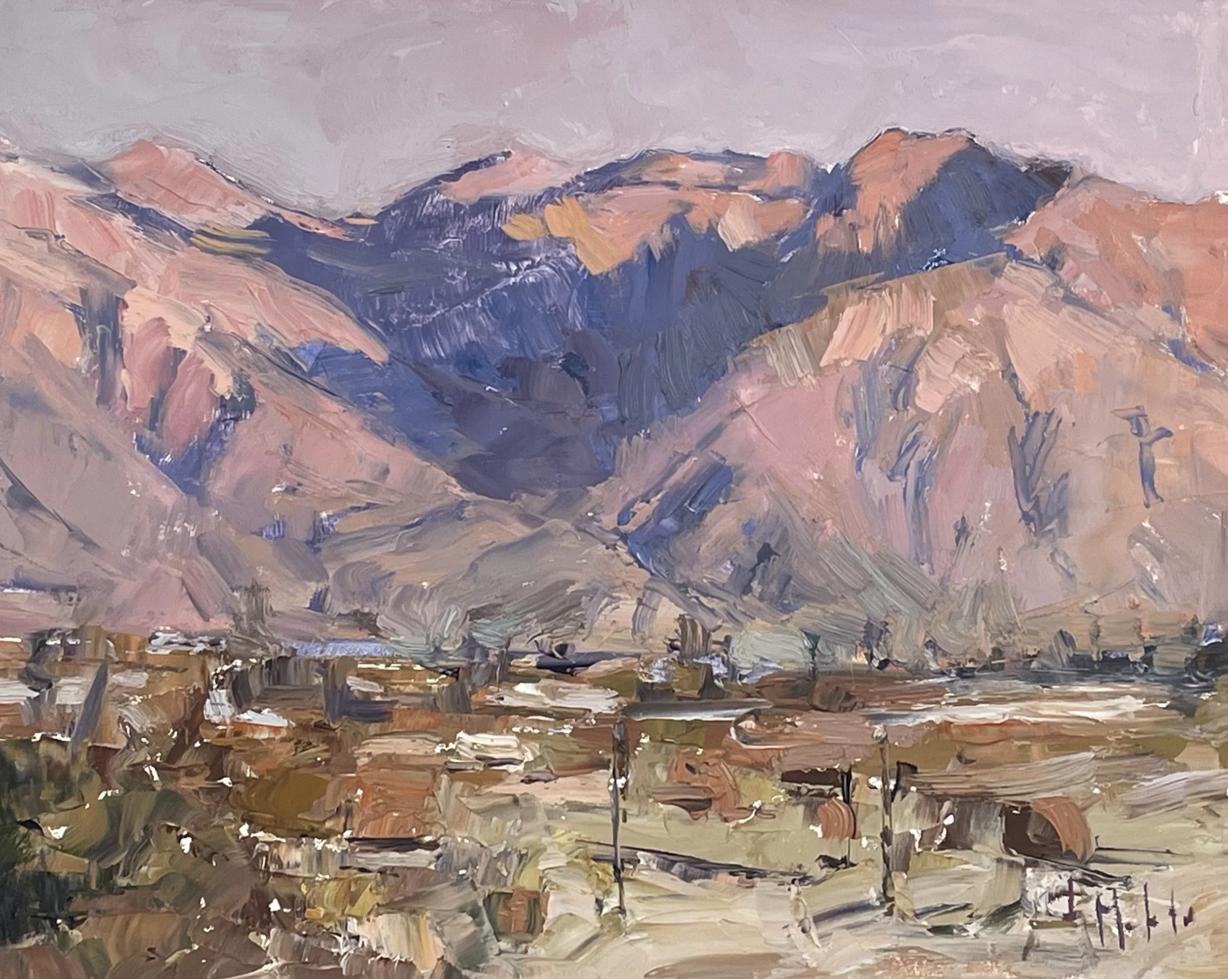 Lynn Mehta Sunrise on the Mountains 8x10 Oil $700.jpeg
