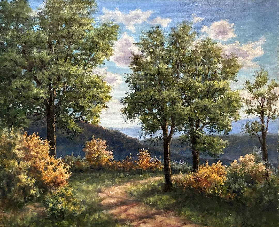 Christine Drewyer oil painting titled Shennandoah Shadows 18x24 $5,200.