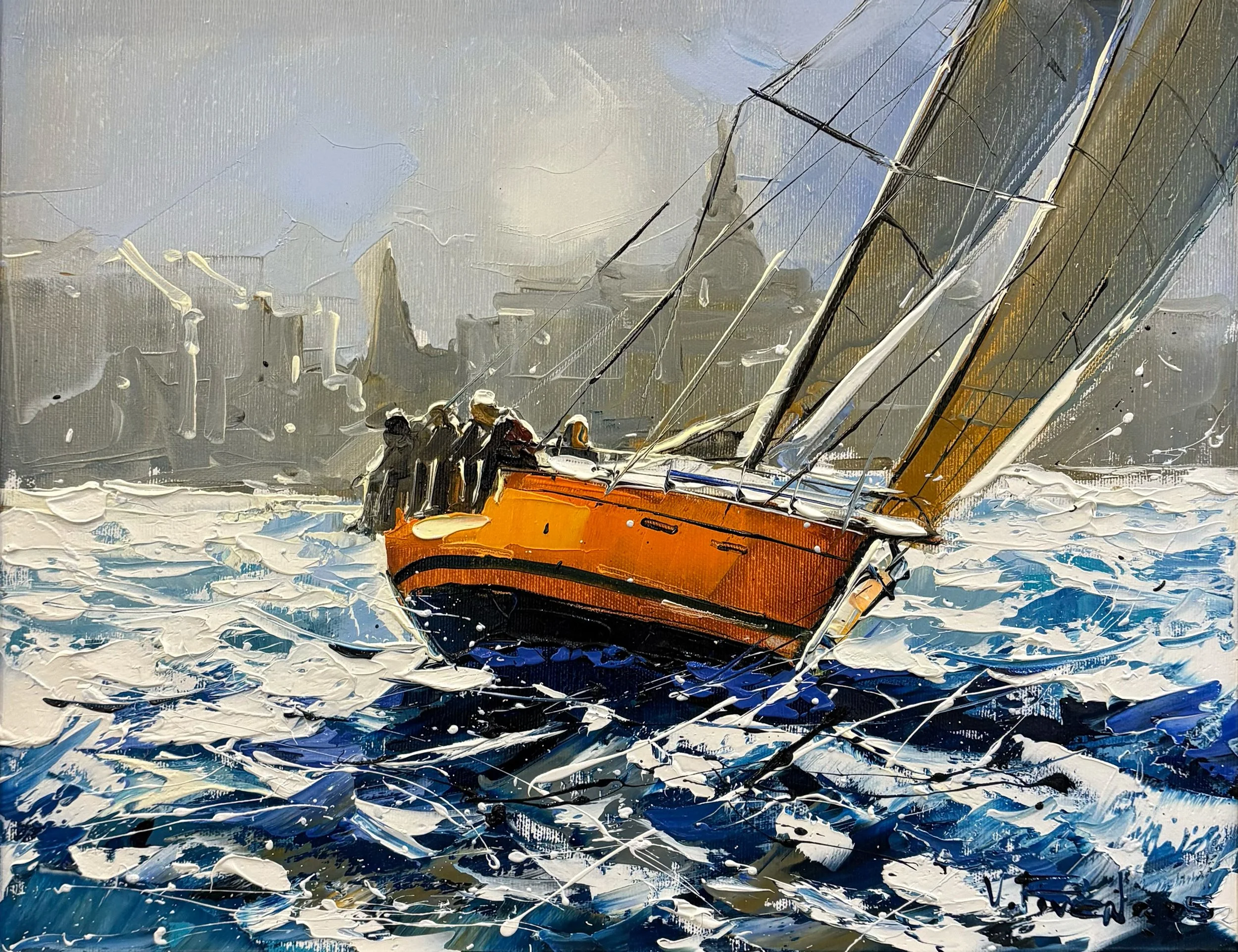 Vova Piven, A Chesapeake Reach, 14 x 17 3/4
Oil $995