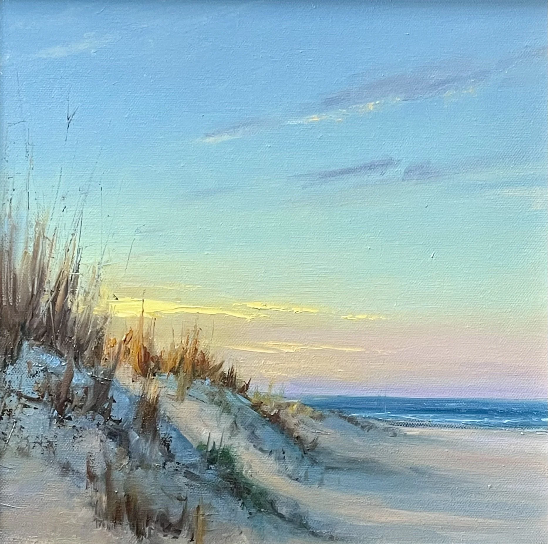 Lois Engberg, Summer Dunes 12x12 Oil $1400