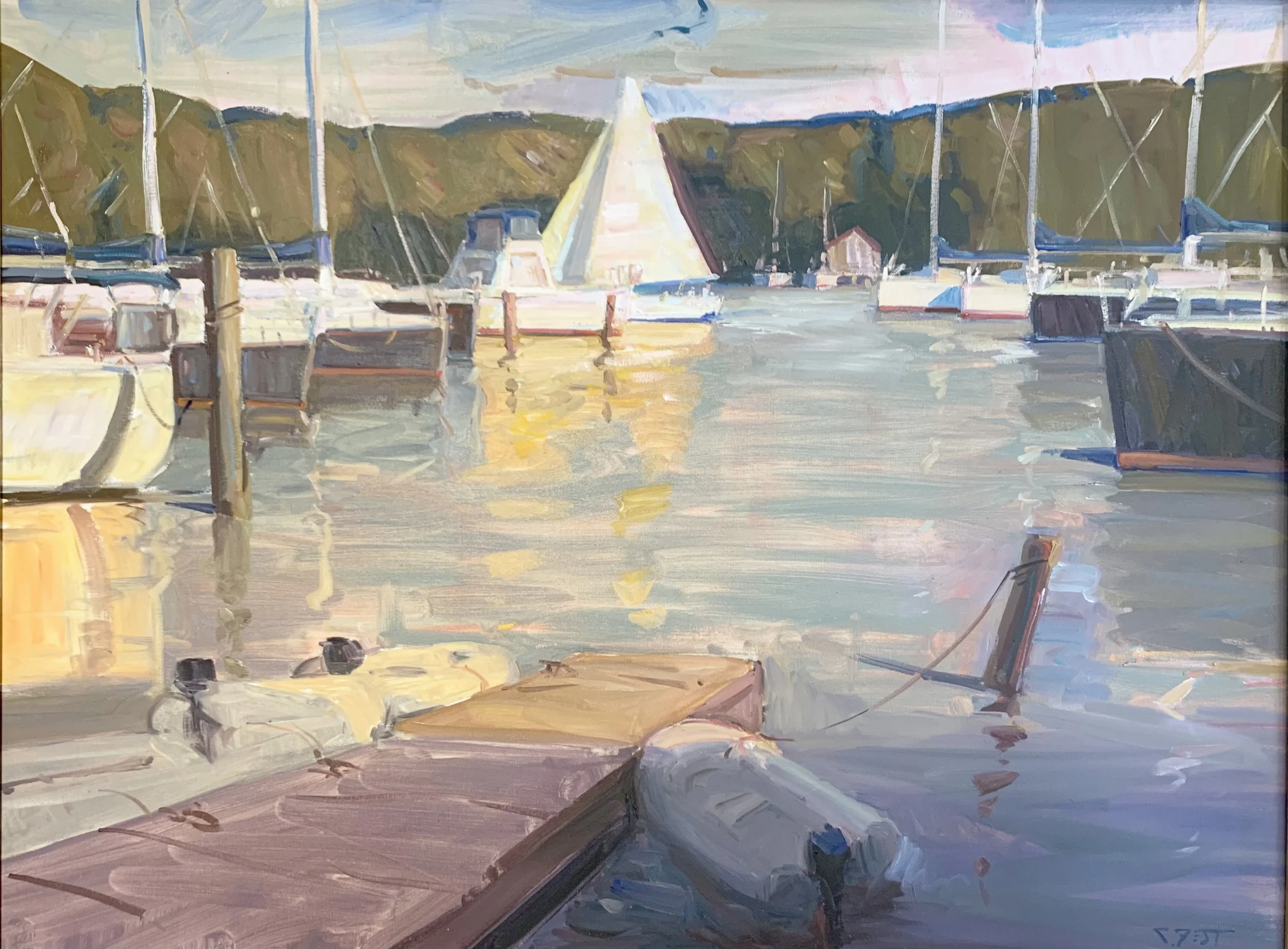 Christopher Best, Before The Race 30x40 Oil $4800