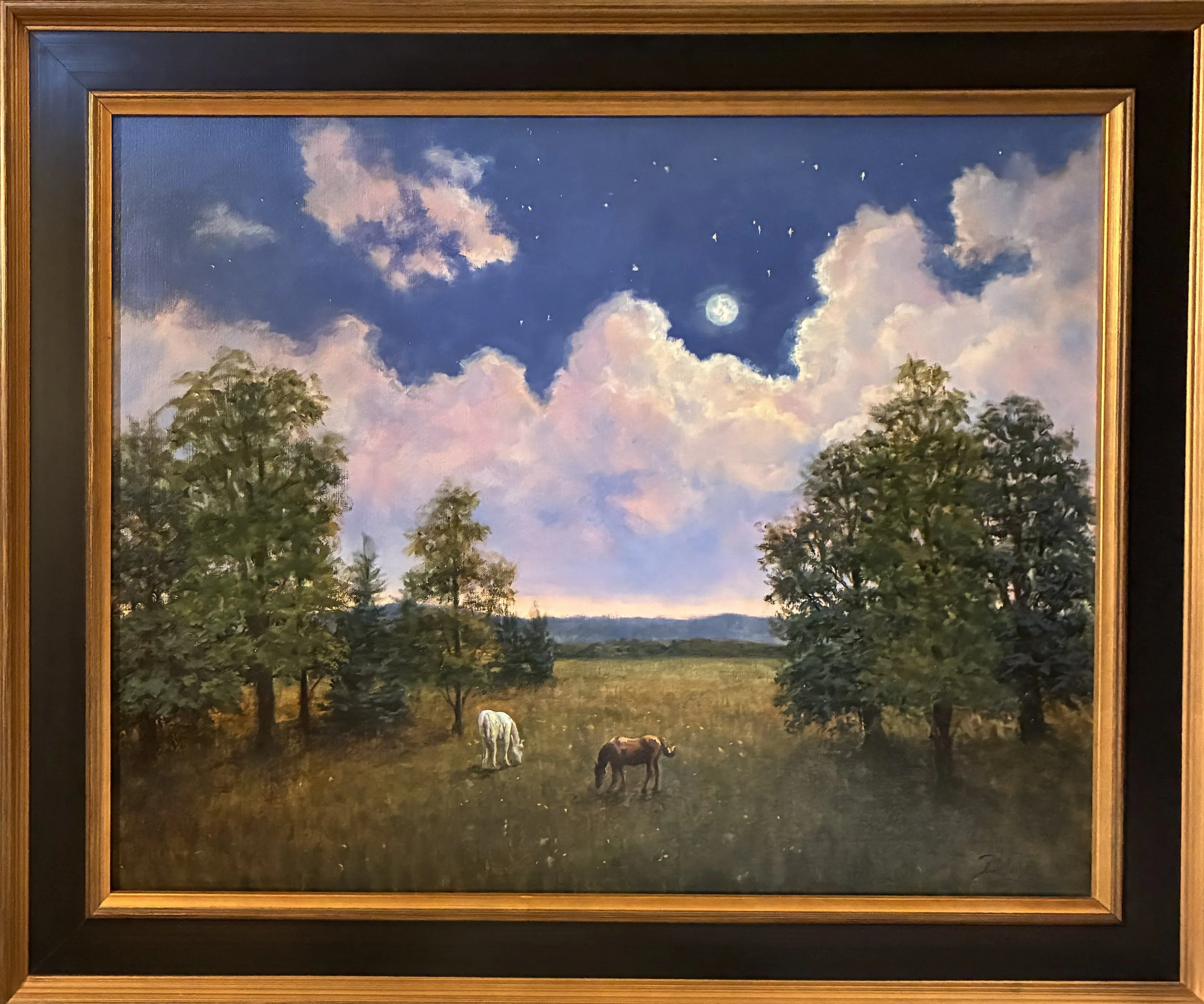 Christine Drewyer, A Light To Guide You 24x30 Oil $6800 shown framed
