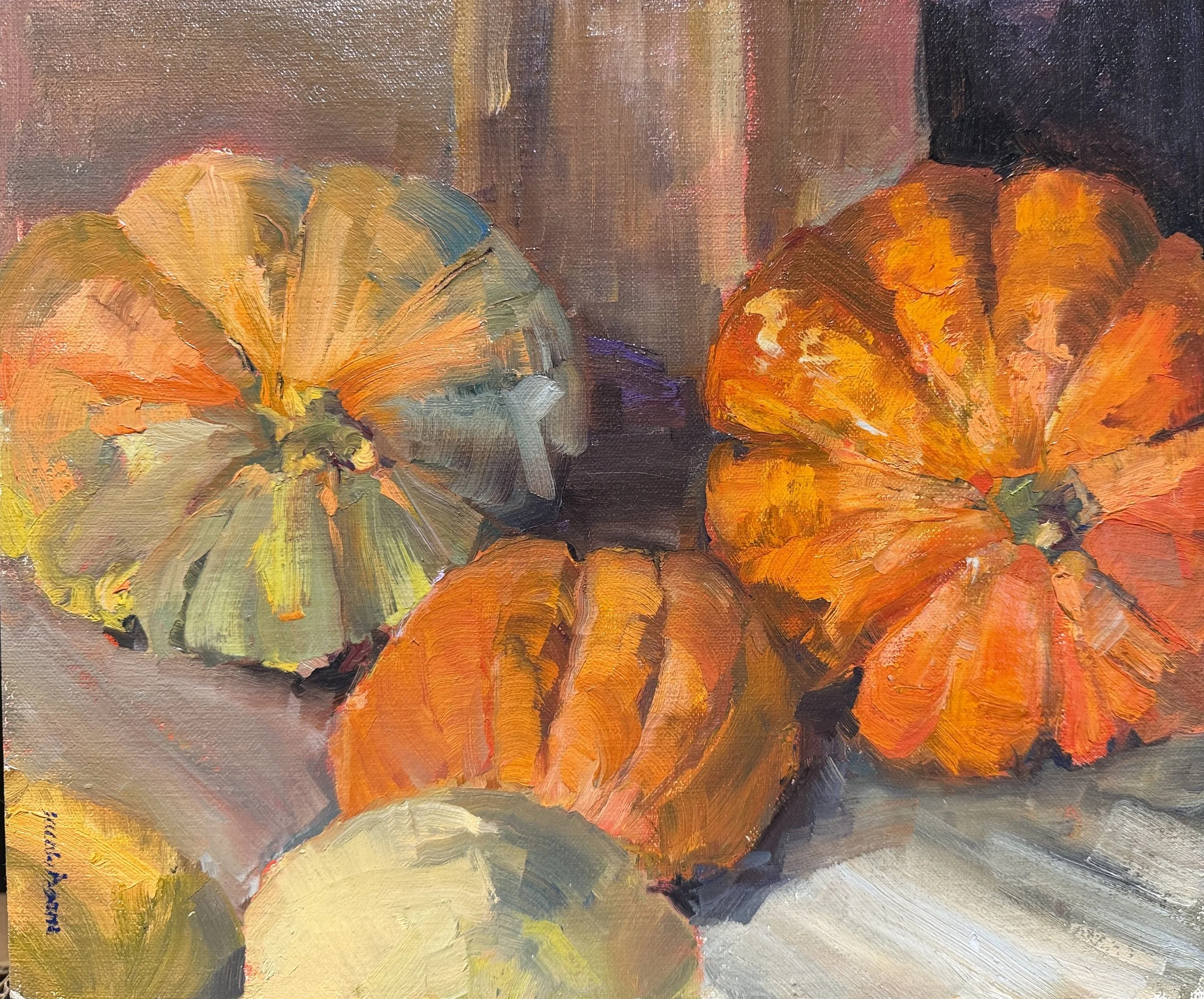 Jacalyn Beam Autumn Harvest 10x12 oil $1500
