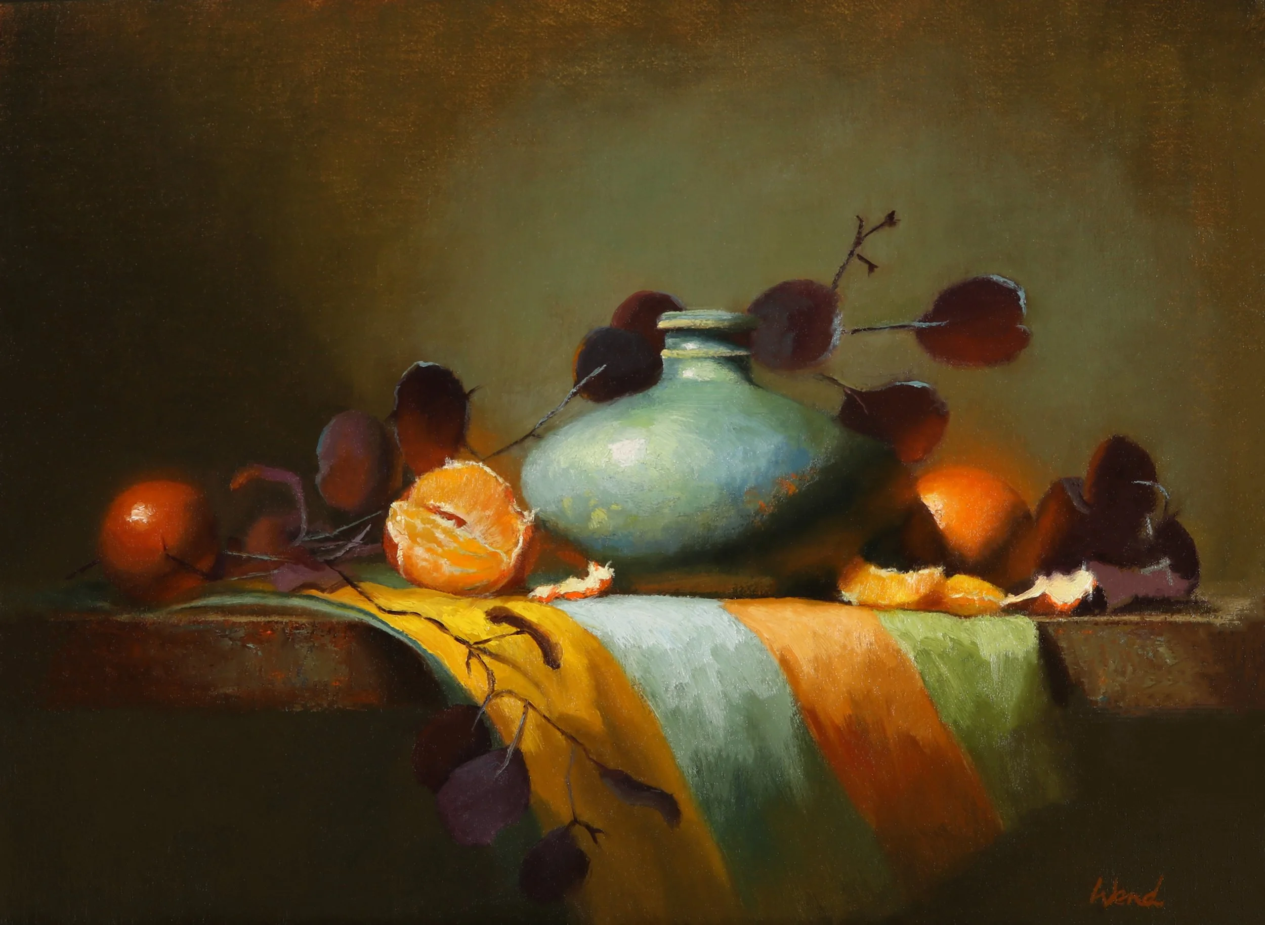 "Purple Reign" Trish Wend 12x16 oil $2400
