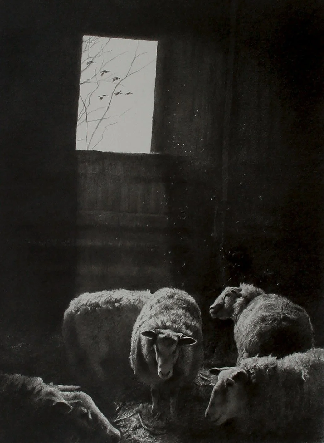 Terry Miller, Southbound 15x11 Graphite $1500