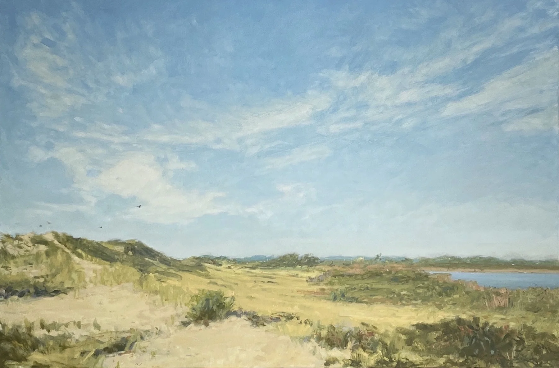 Denise Dumont Mares Tails 24x36 $6500 oil