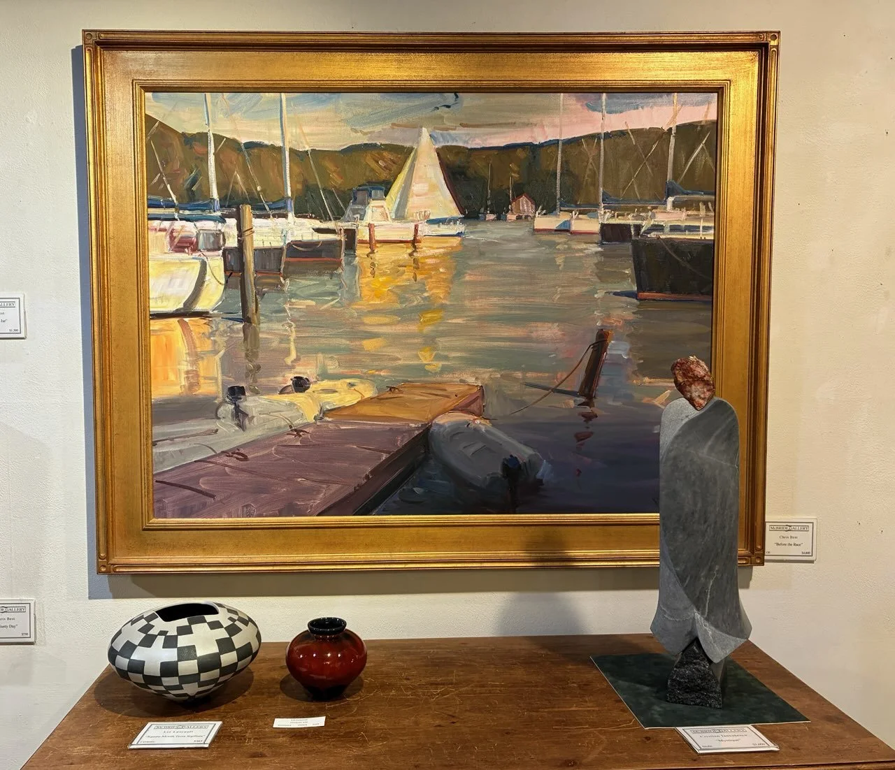 Christopher Best, Before The Race 30x40 Oil $4800
