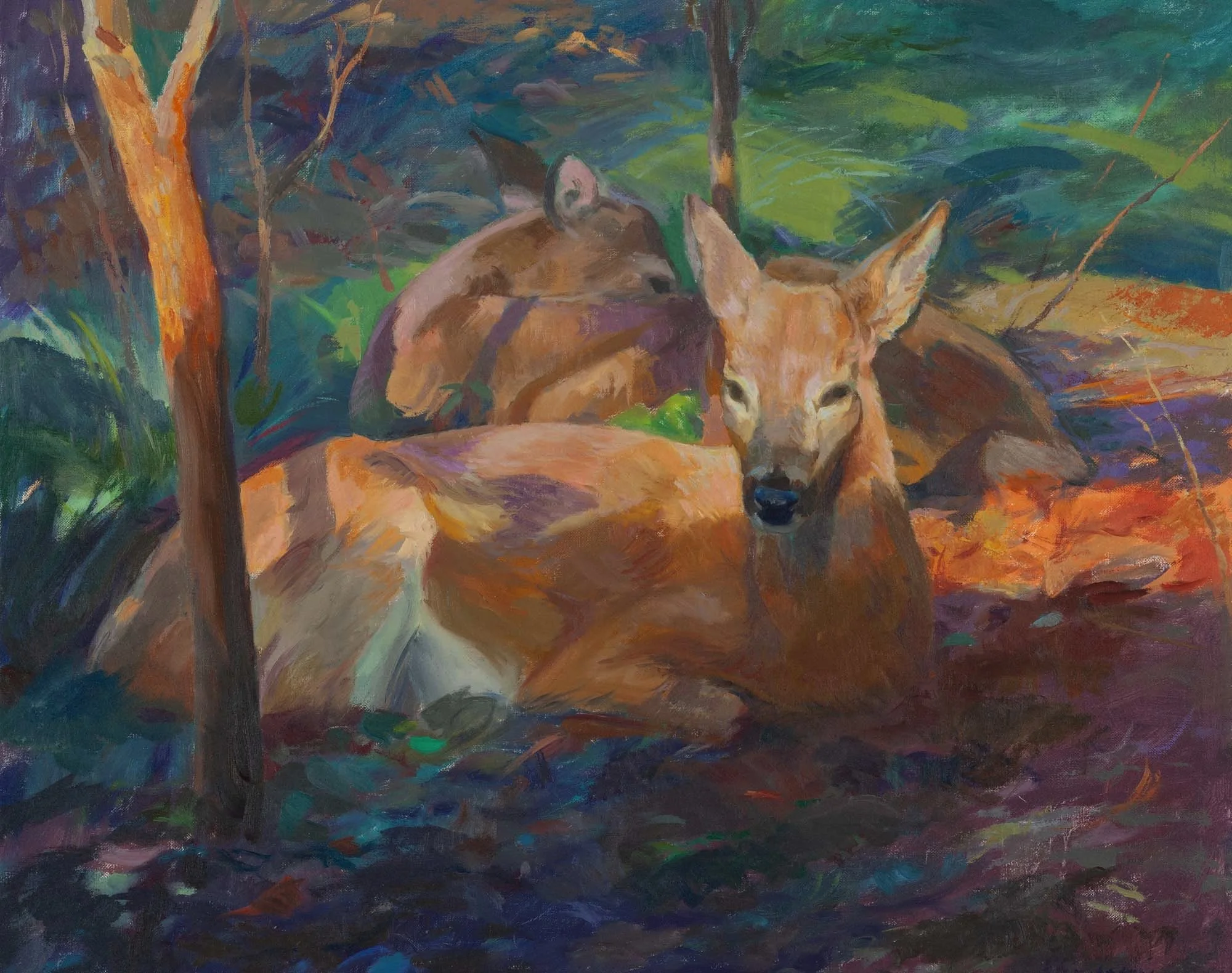 John Ebersberger Bedded Down 20x24 oil $7500