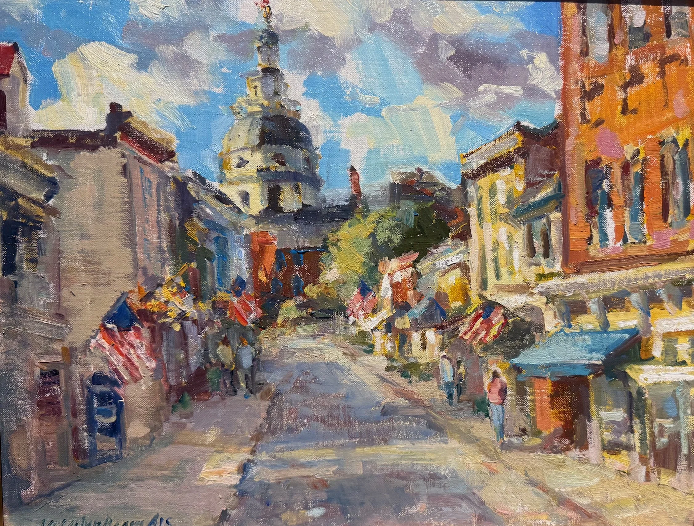 Jacayln Beam, Early Risers 14 x 18 Oil $2200