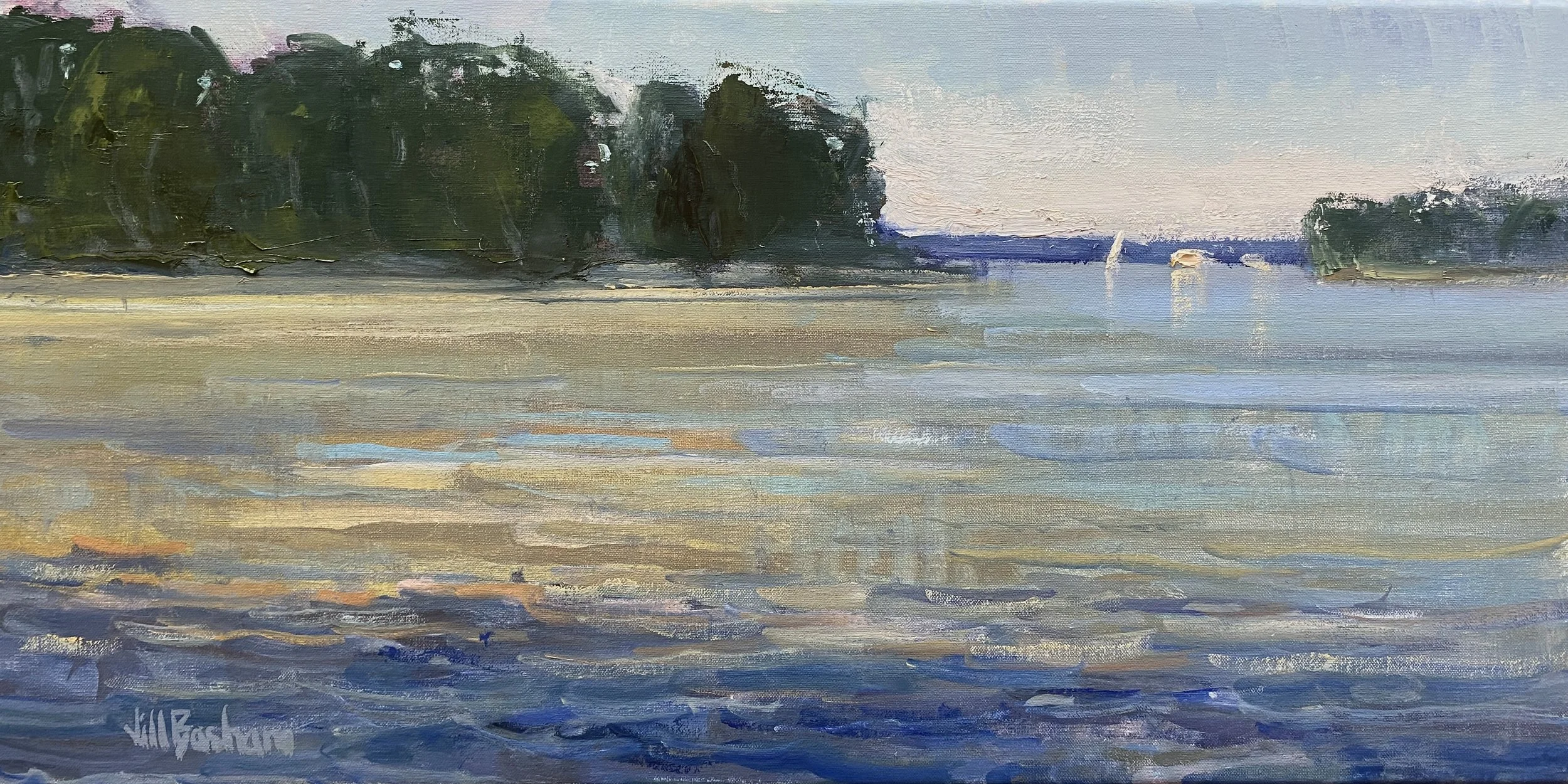 Jill Basham Fleeting Light 12x24 oil $3200