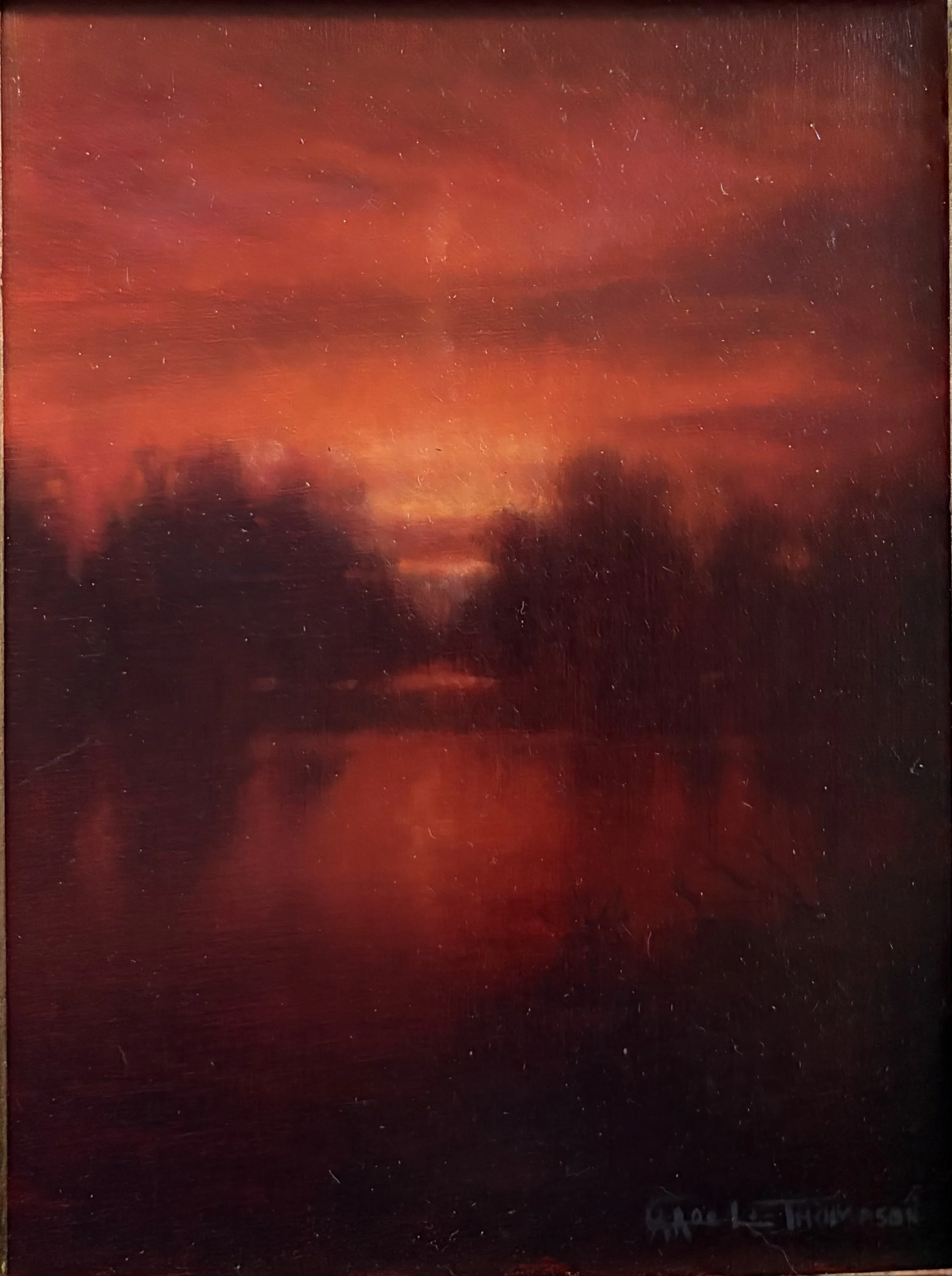 Thompson Fiery Dawn 8x6 Oil $800 (1).jpeg