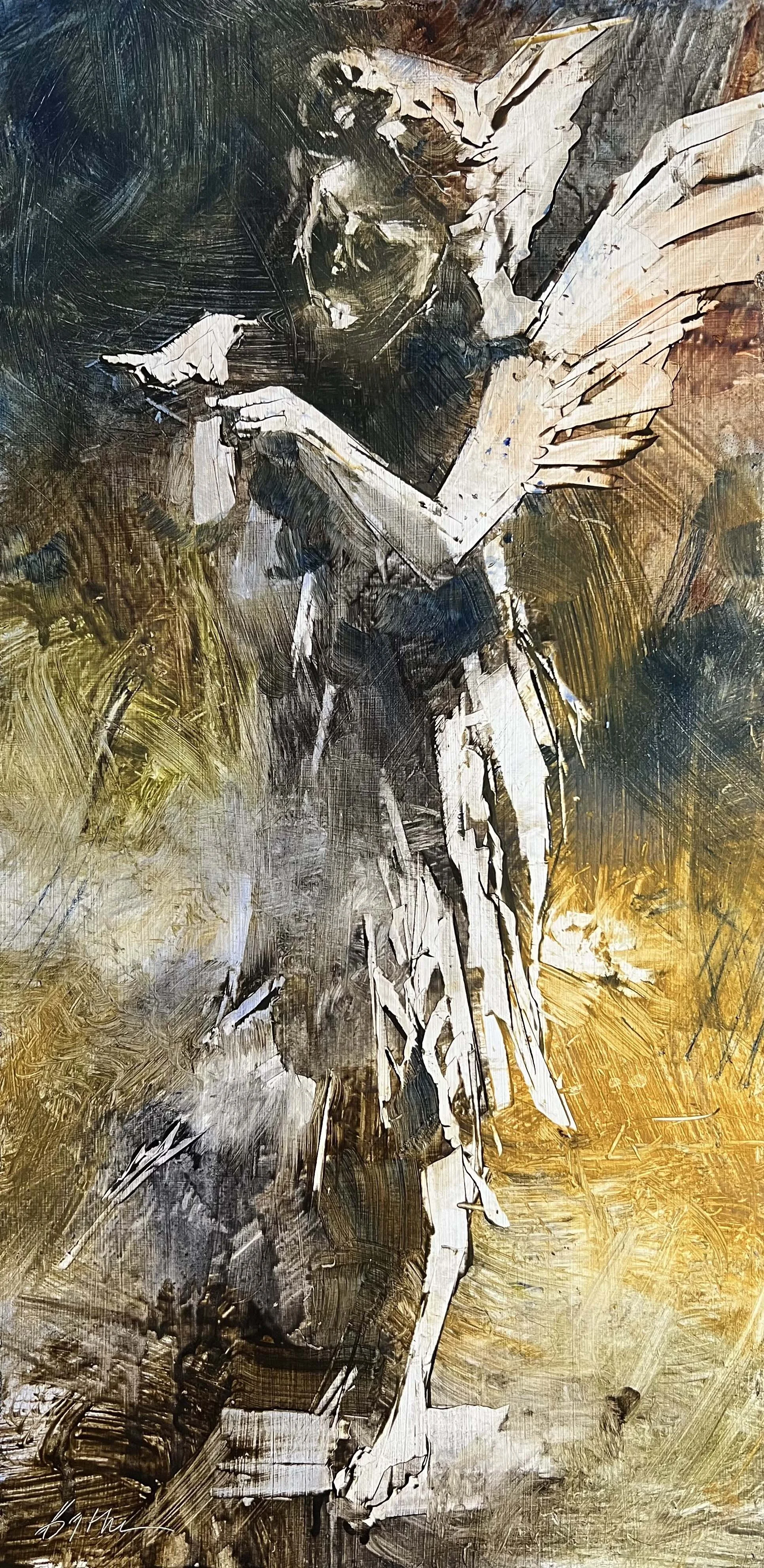 Beth Bathe, Garden Sprite 16x8 $1100