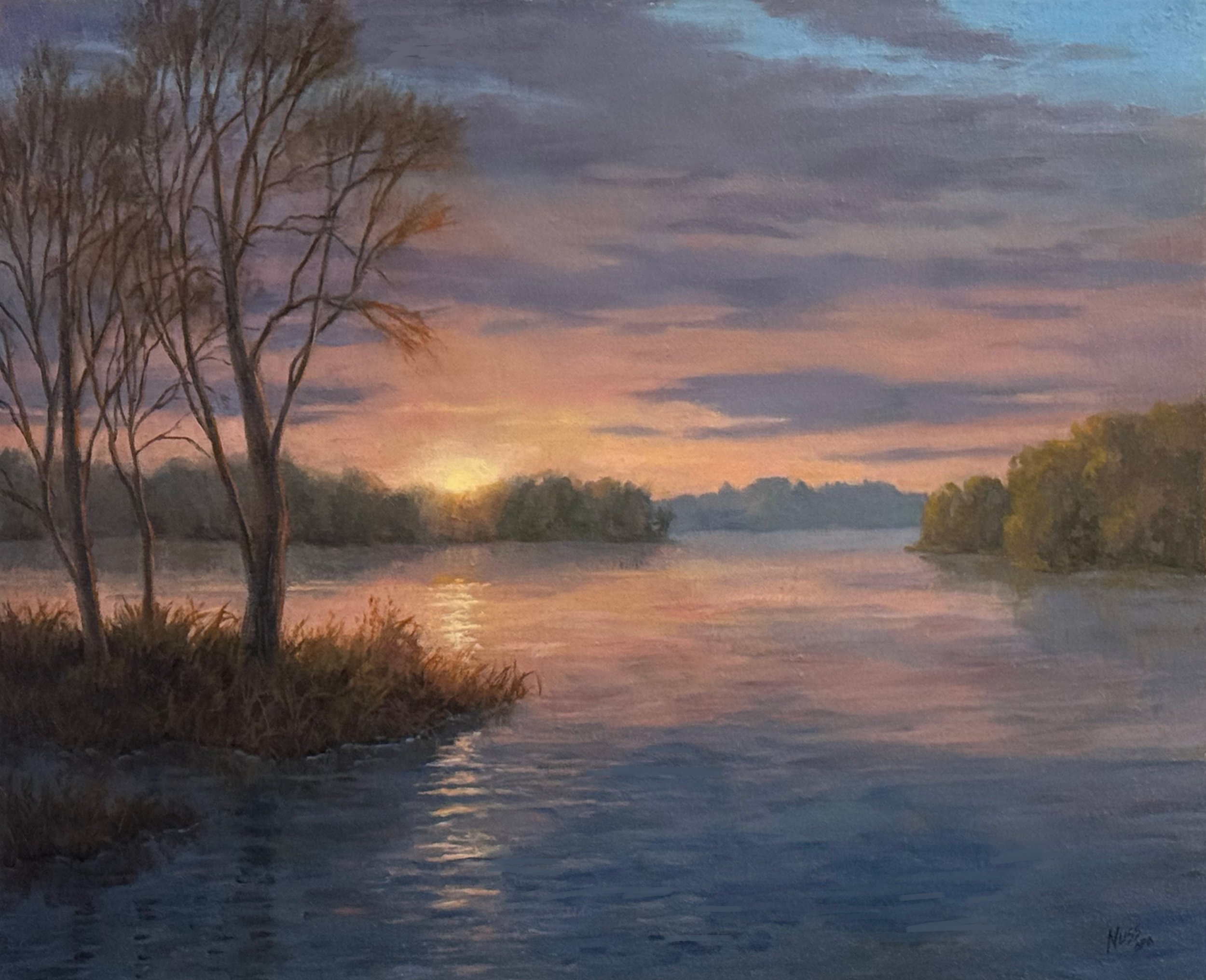 Barbara Nuss, Morning's Blush 16x20 Oil $3200